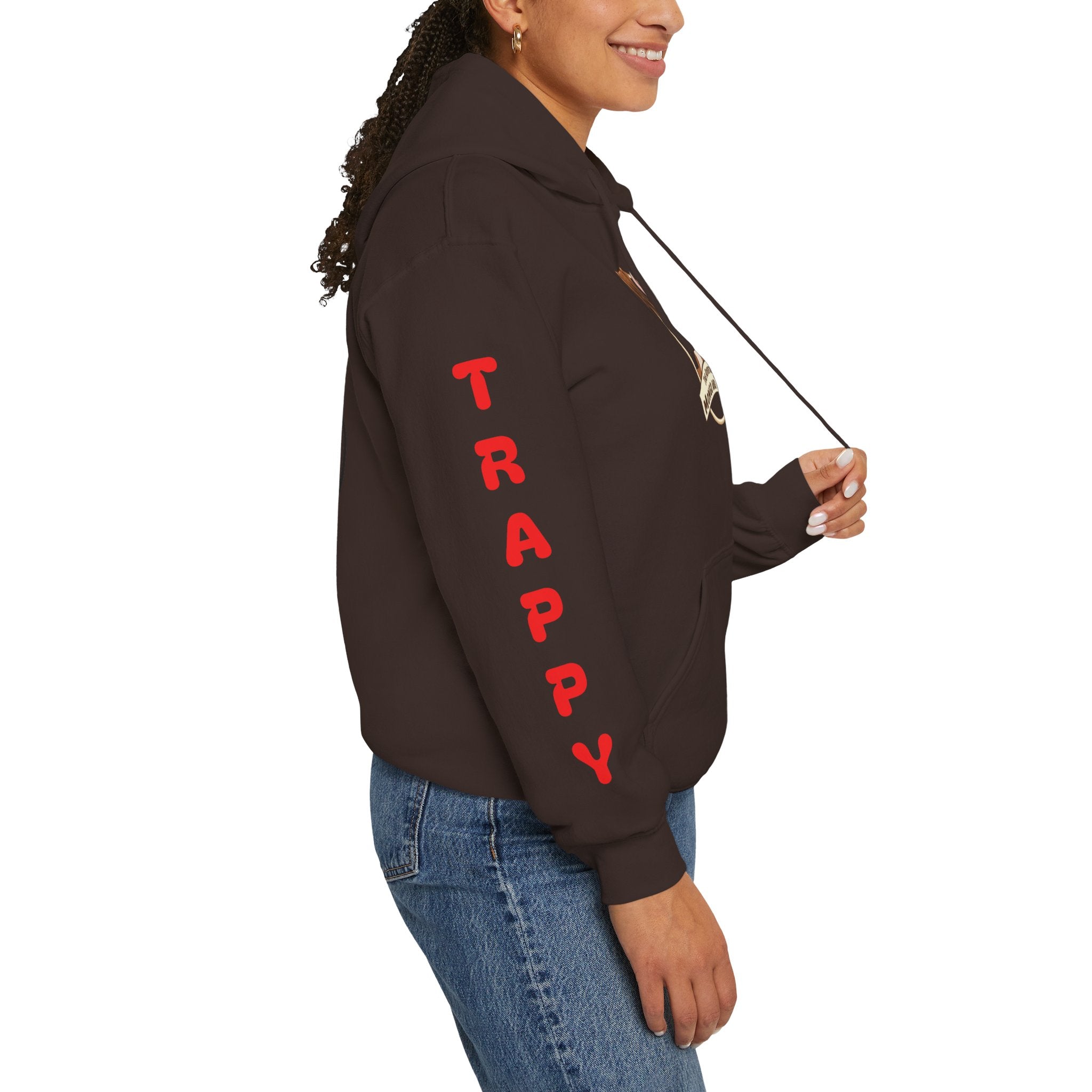 Dog Duo Hoodie — "Mongo and Trappy" Portrait Hoodie with QR Code