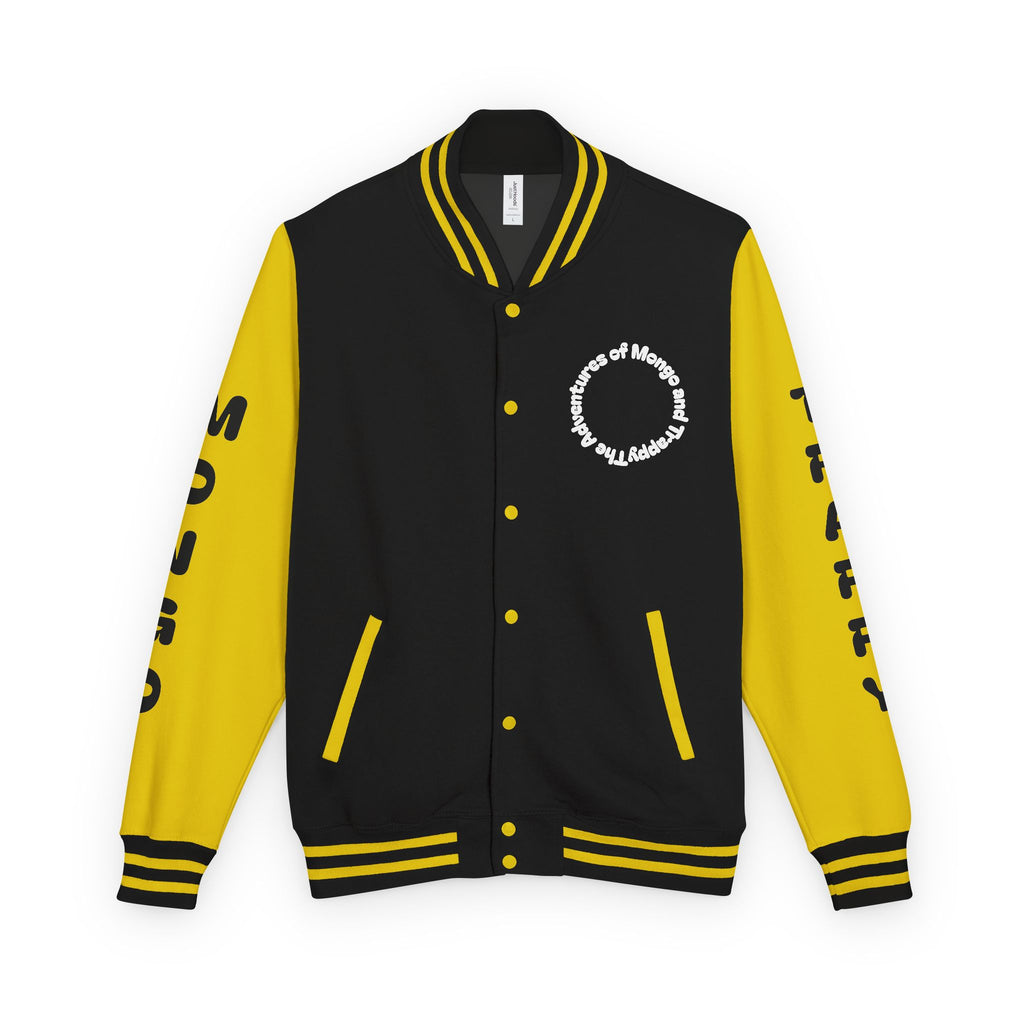 The Adventures of Mongo and Trappy Letterman Jacket | Dog Portrait Varsity Jacket