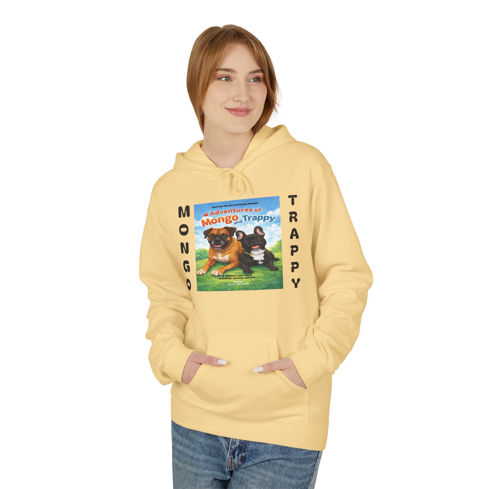 Mongo & Trappy Hoodie — "Adventures of Mongo and Trappy" QR-Scan Graphic Hoodie