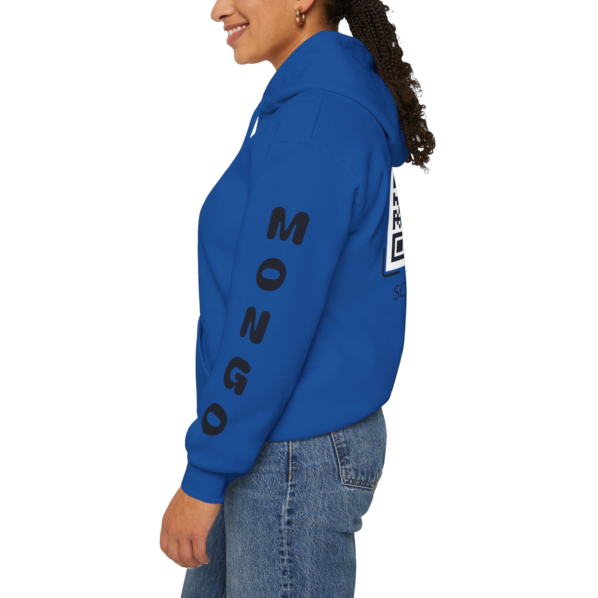 Dog Duo Hoodie — "Mongo and Trappy" Portrait Hoodie with QR Code