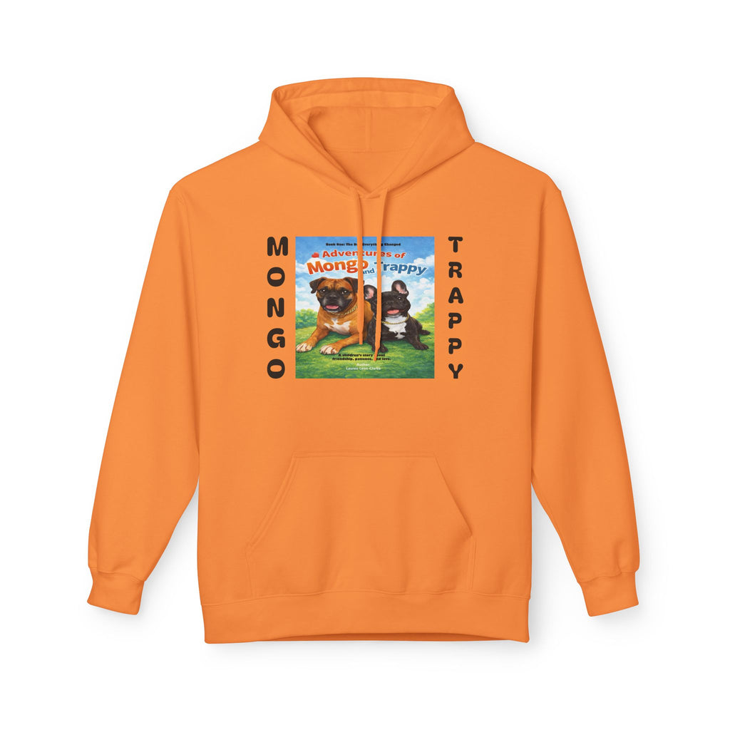 Mongo & Trappy Hoodie — "Adventures of Mongo and Trappy" QR-Scan Graphic Hoodie