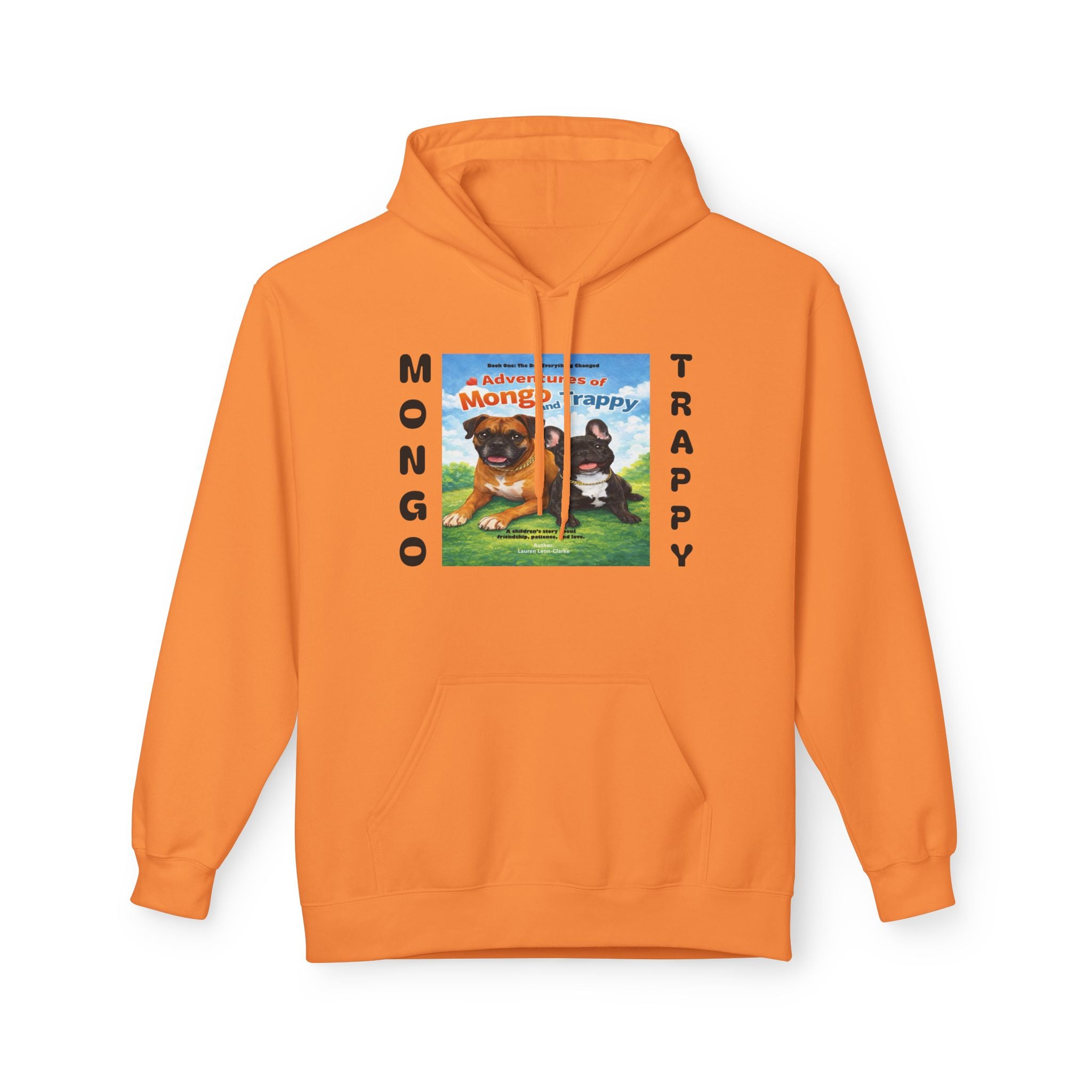 Mongo & Trappy Hoodie — "Adventures of Mongo and Trappy" QR-Scan Graphic Hoodie