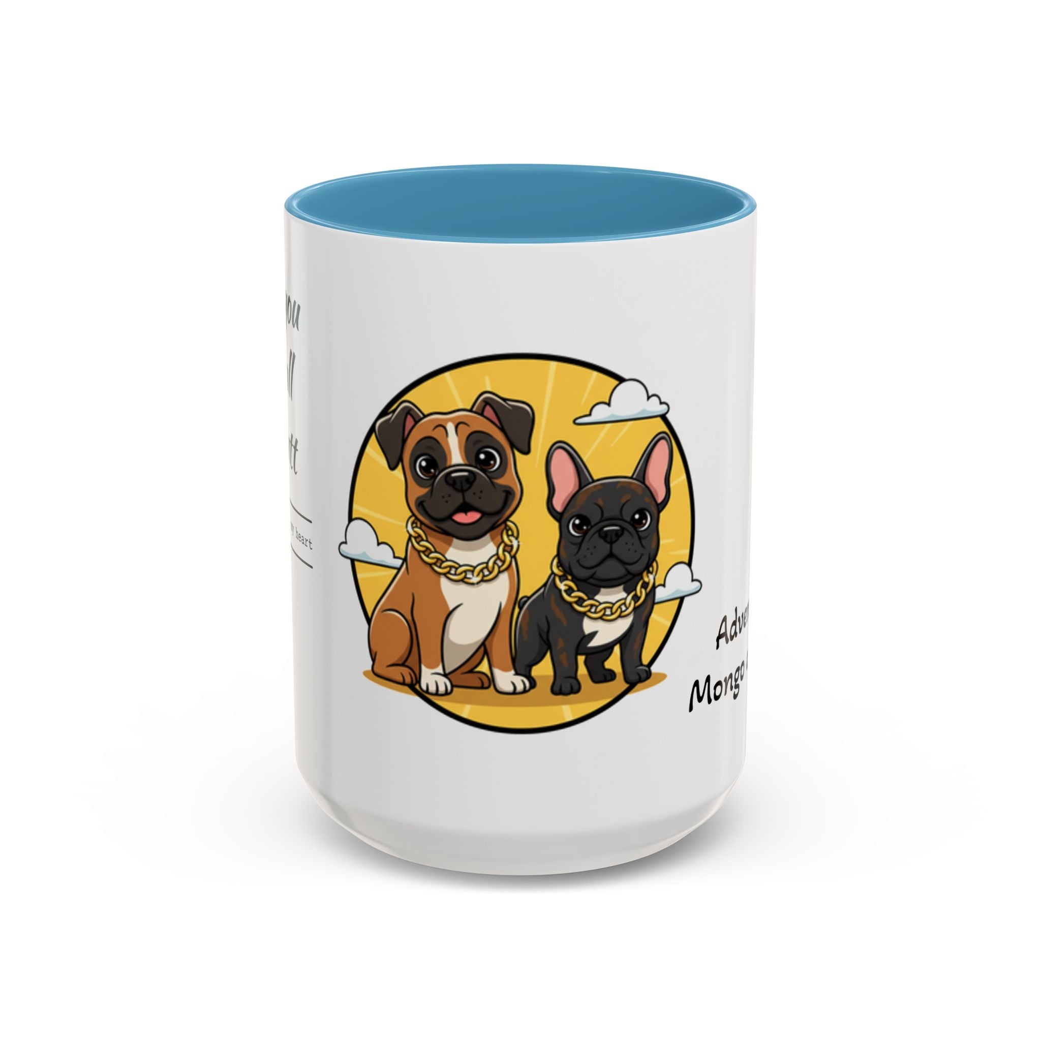 Coffee Mug — 'Adventures of Mongo and Trappy' Cartoon Dog Mug