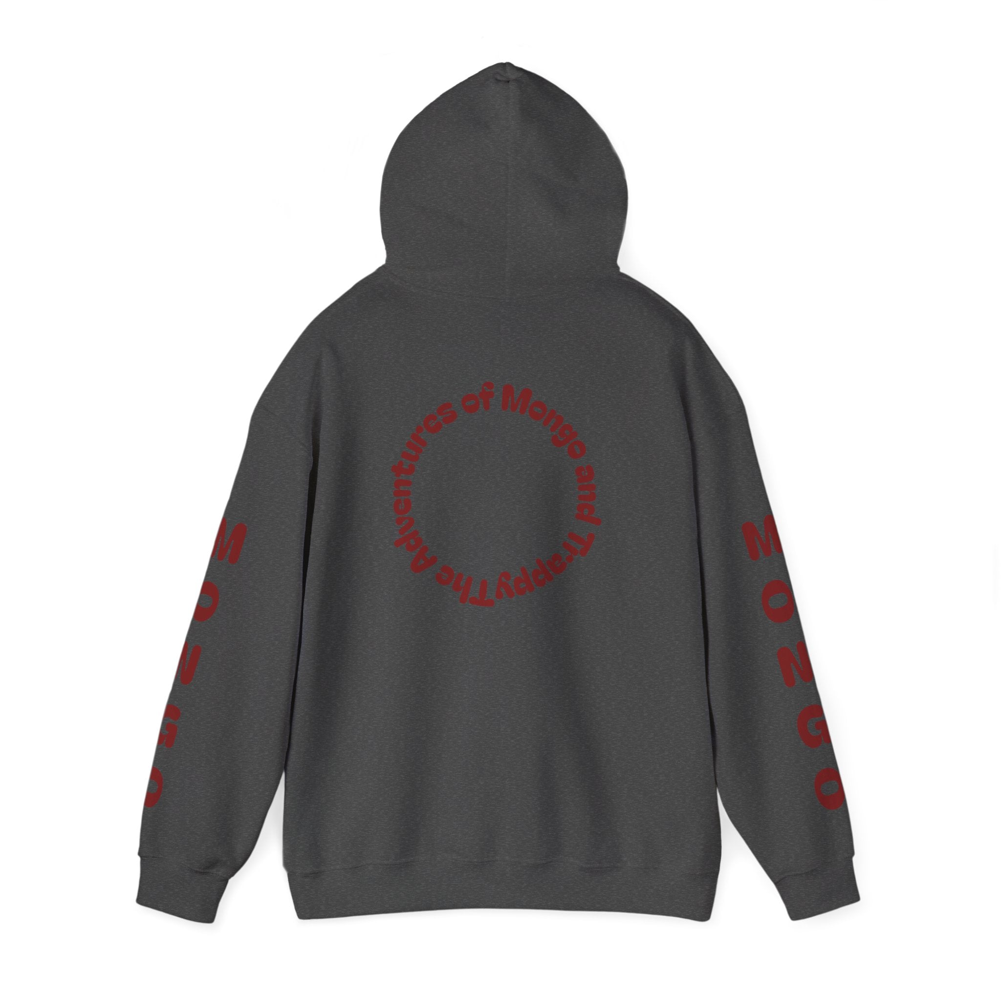 King Mungo Hoodie – Royal Dog Photo Pullover with 'Mungo' Sleeve Text