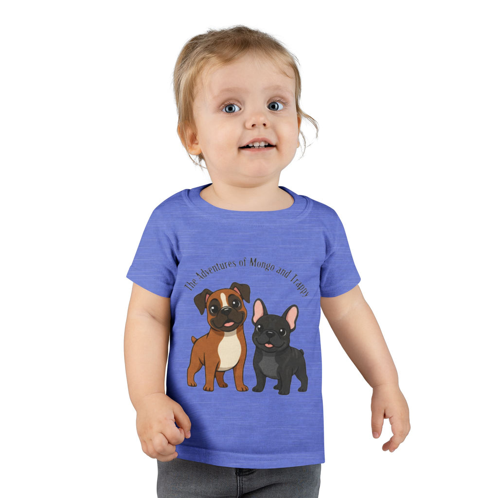 Toddler T‑Shirt  Cartoon  Pups “Mongo and Trappy”