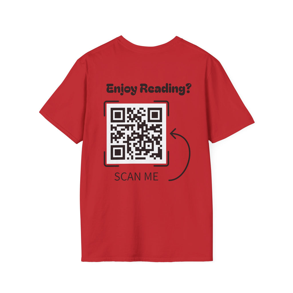 Adventure Graphic T-Shirt — “Adventures of Mongo & Trappy” with Back QR Code