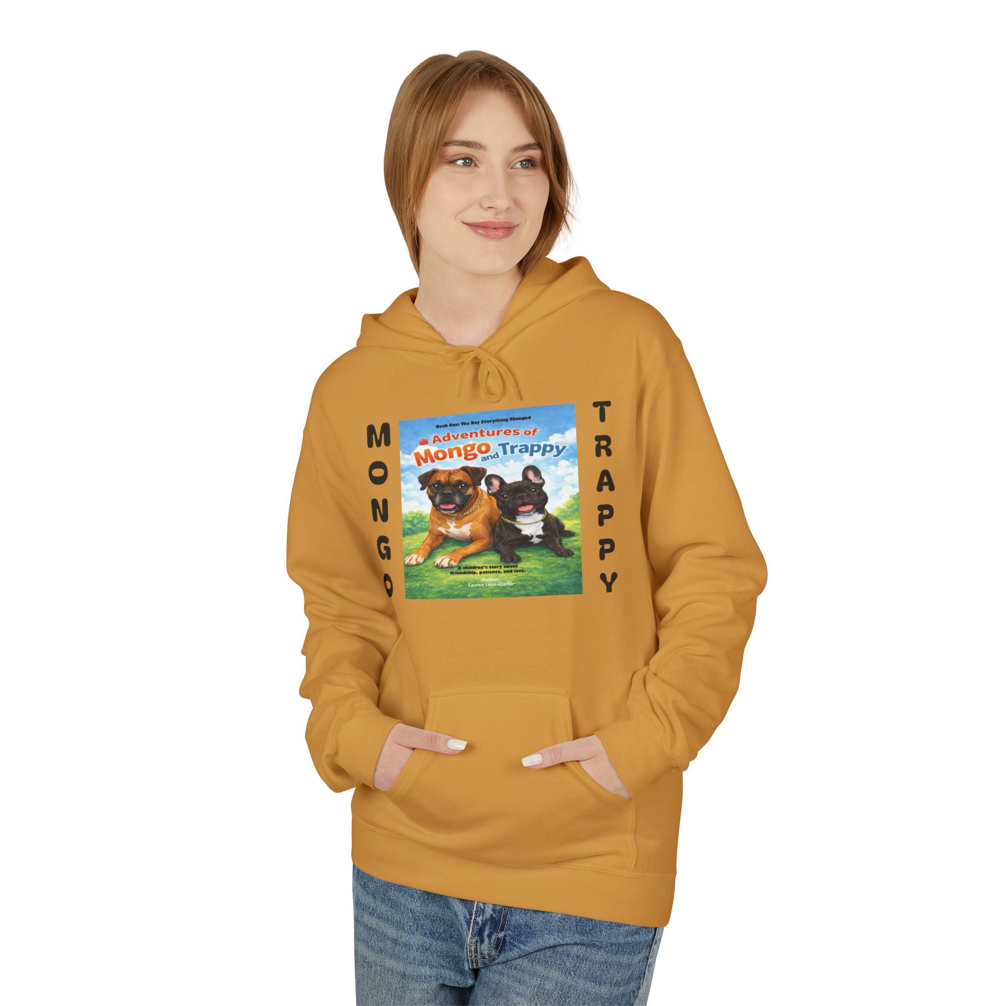 Mongo & Trappy Hoodie — "Adventures of Mongo and Trappy" QR-Scan Graphic Hoodie