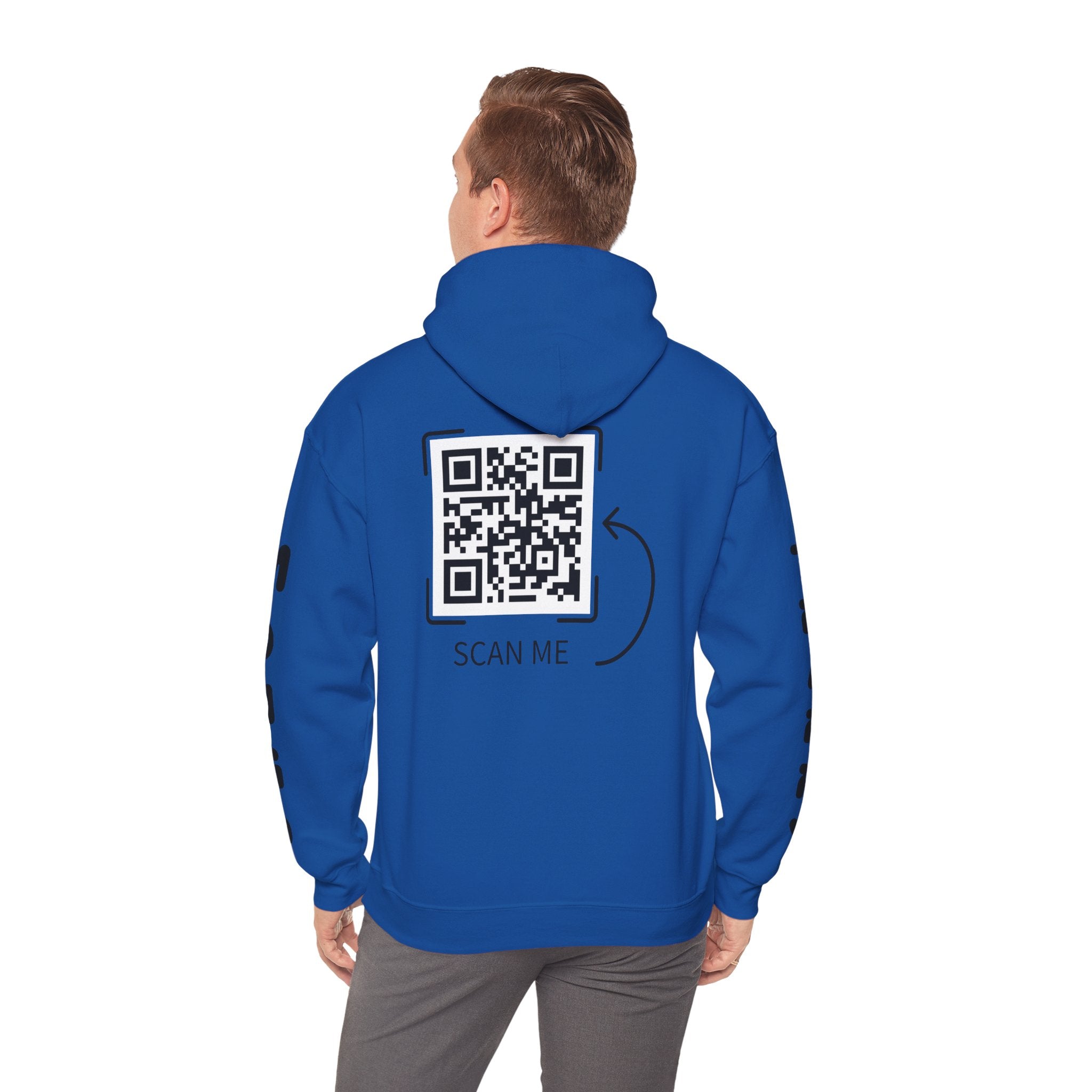 Dog Duo Hoodie — "Mongo and Trappy" Portrait Hoodie with QR Code