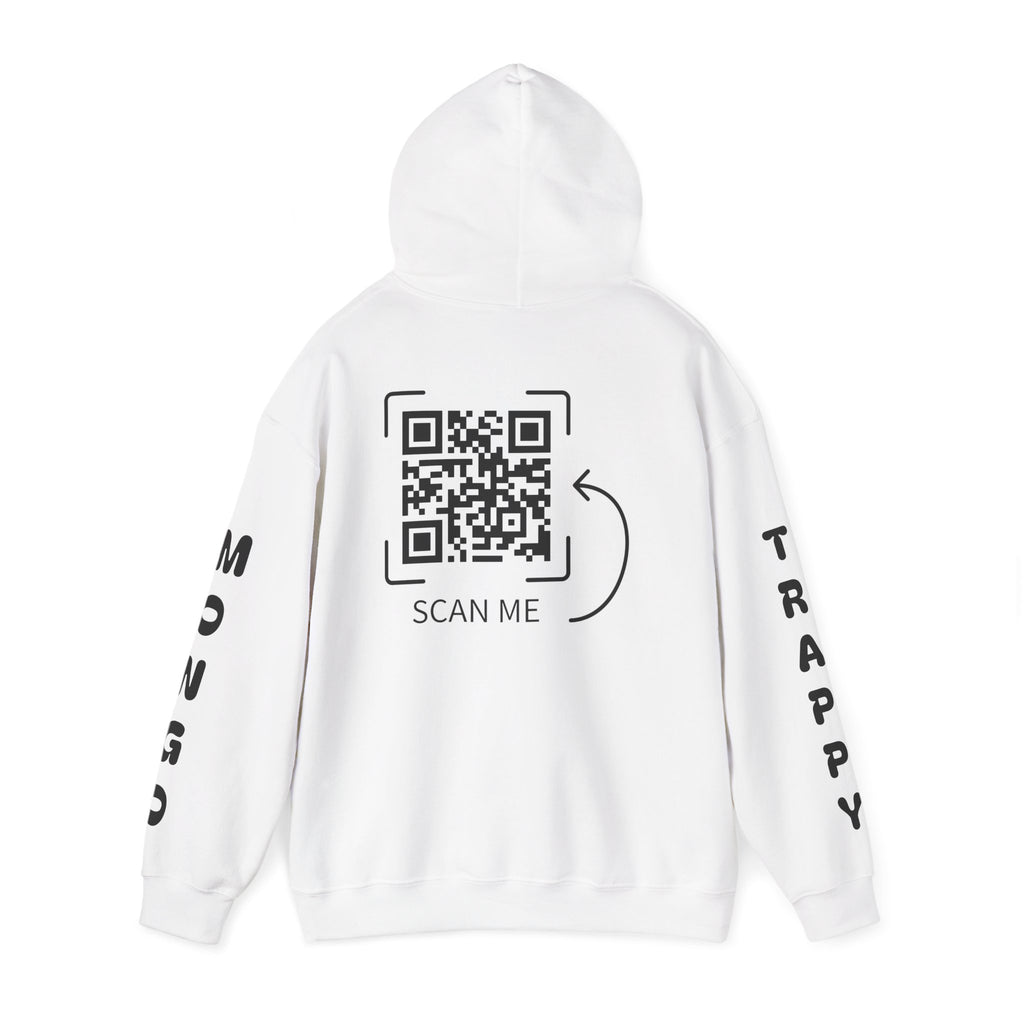 Dog Duo Hoodie — "Mongo and Trappy" Portrait Hoodie with QR Code