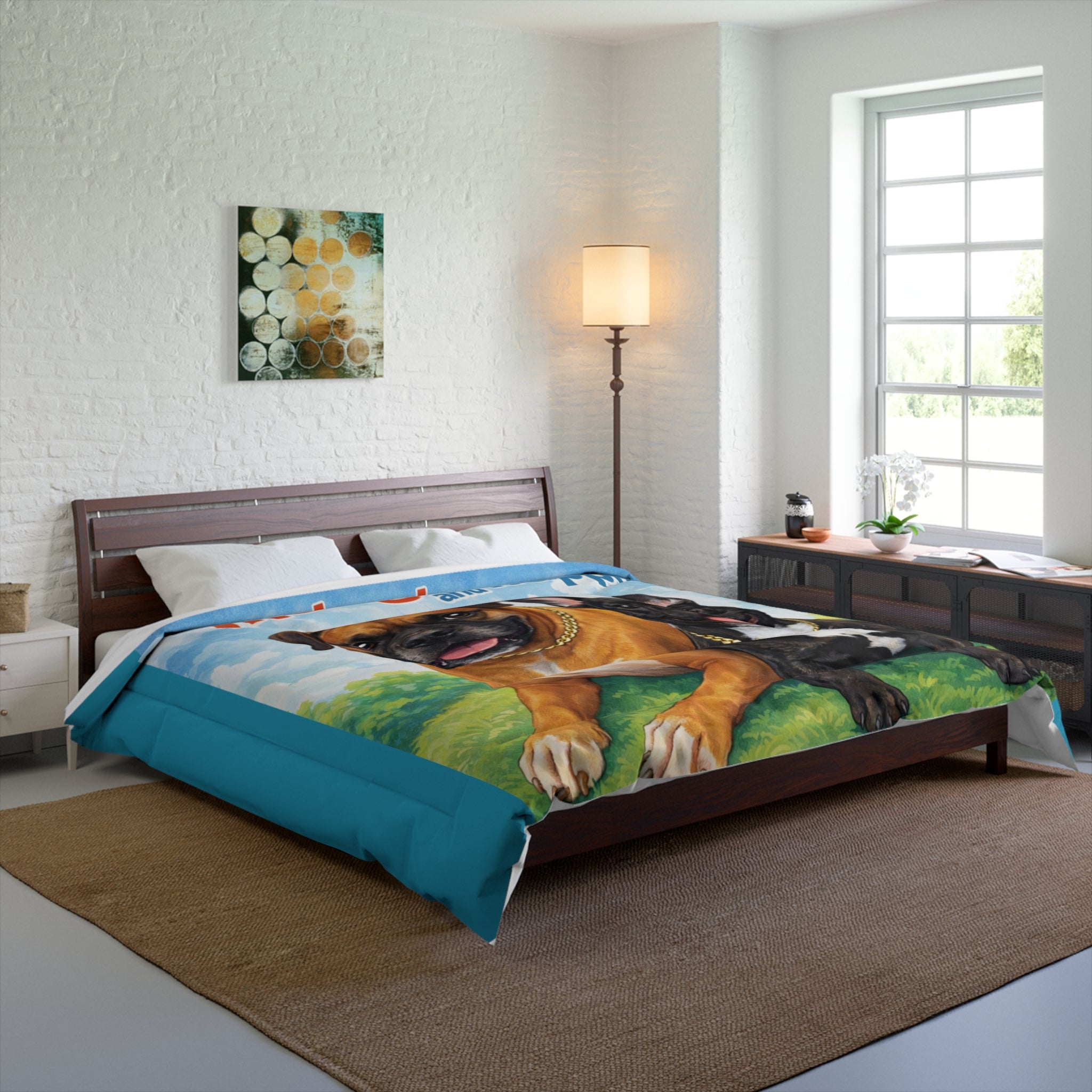 Adventures of Mongo & Trappy Comforter — Cute Dog Kids Bedding