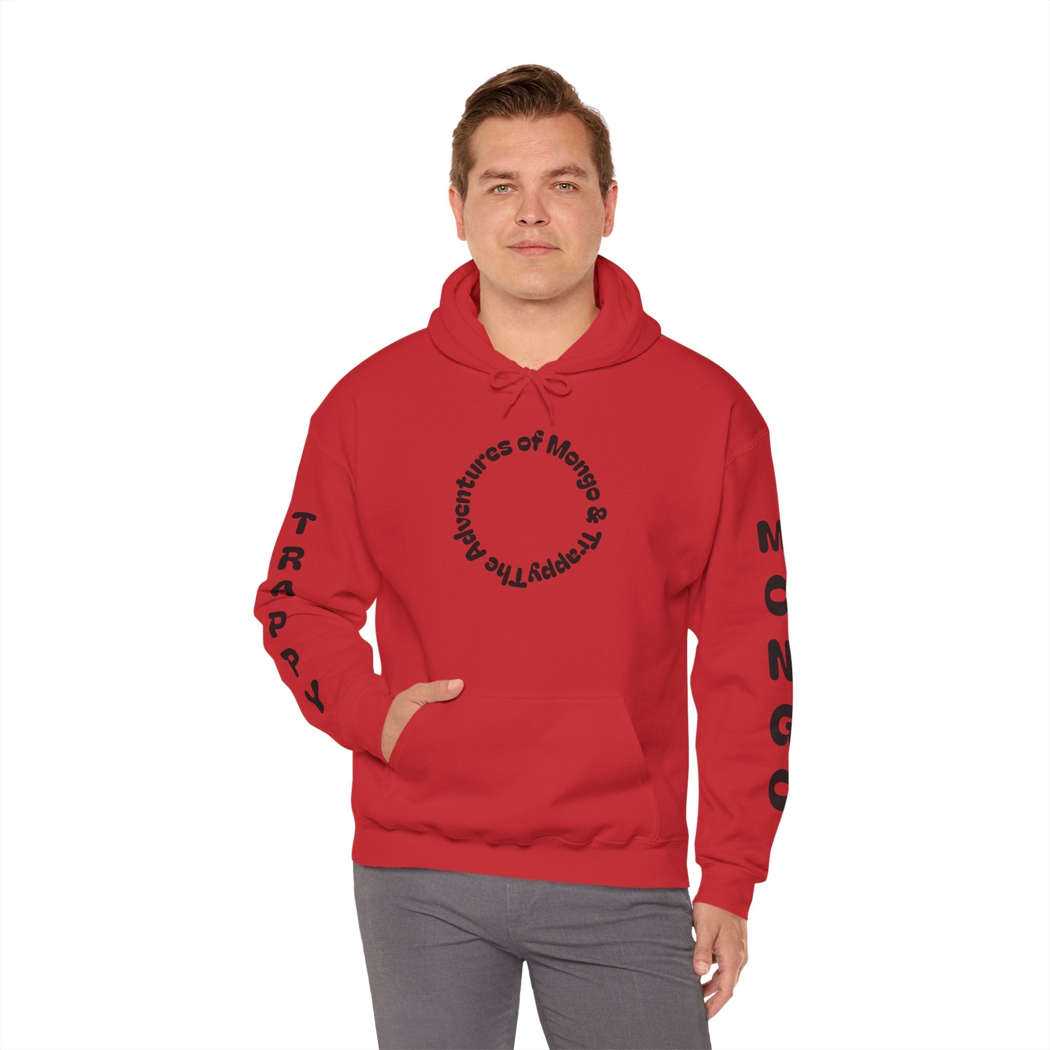 Dog Adventure Hoodie — "The Adventures of Mongo & Trappy" Graphic Hooded Sweatshirt