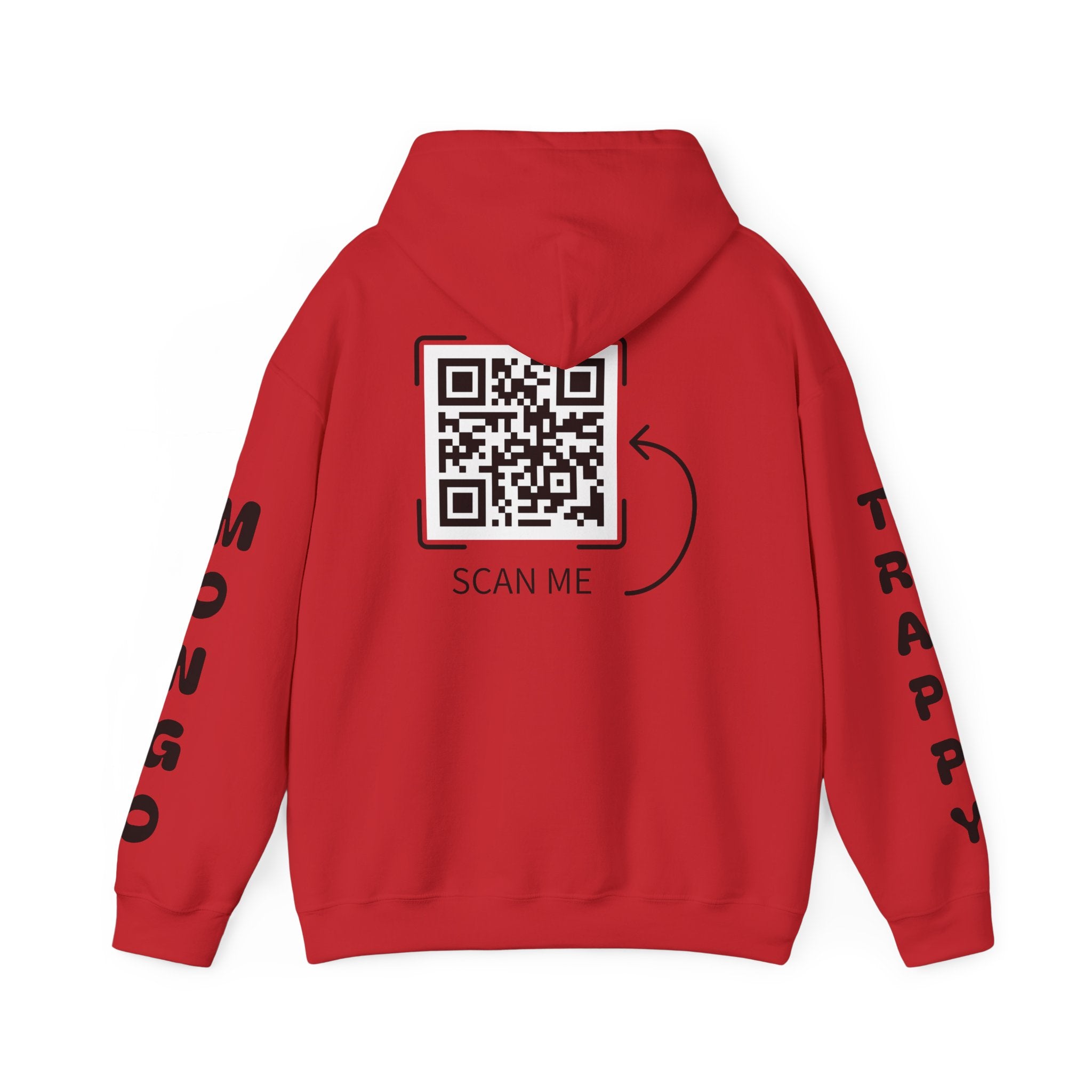 Dog Duo Hoodie — "Mongo and Trappy" Portrait Hoodie with QR Code