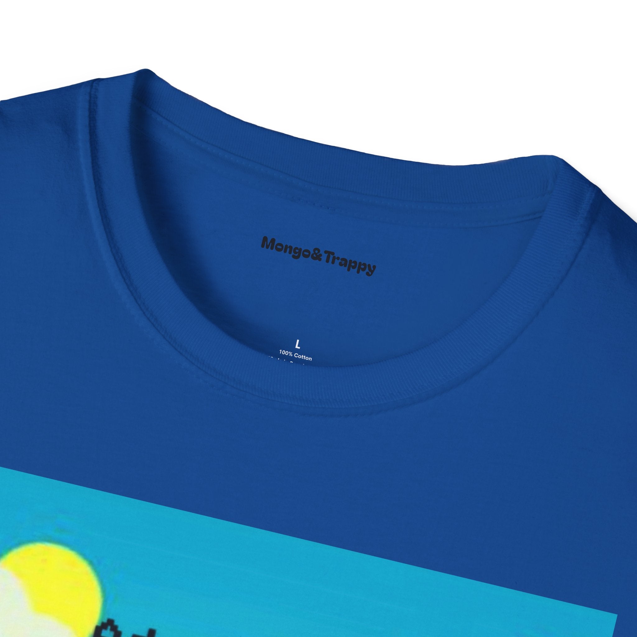 Adventure Graphic T-Shirt — “Adventures of Mongo & Trappy” with Back QR Code