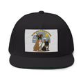 Embroidered Dog Duo Flat Bill Cap — "Mango & Troppy" Snapback