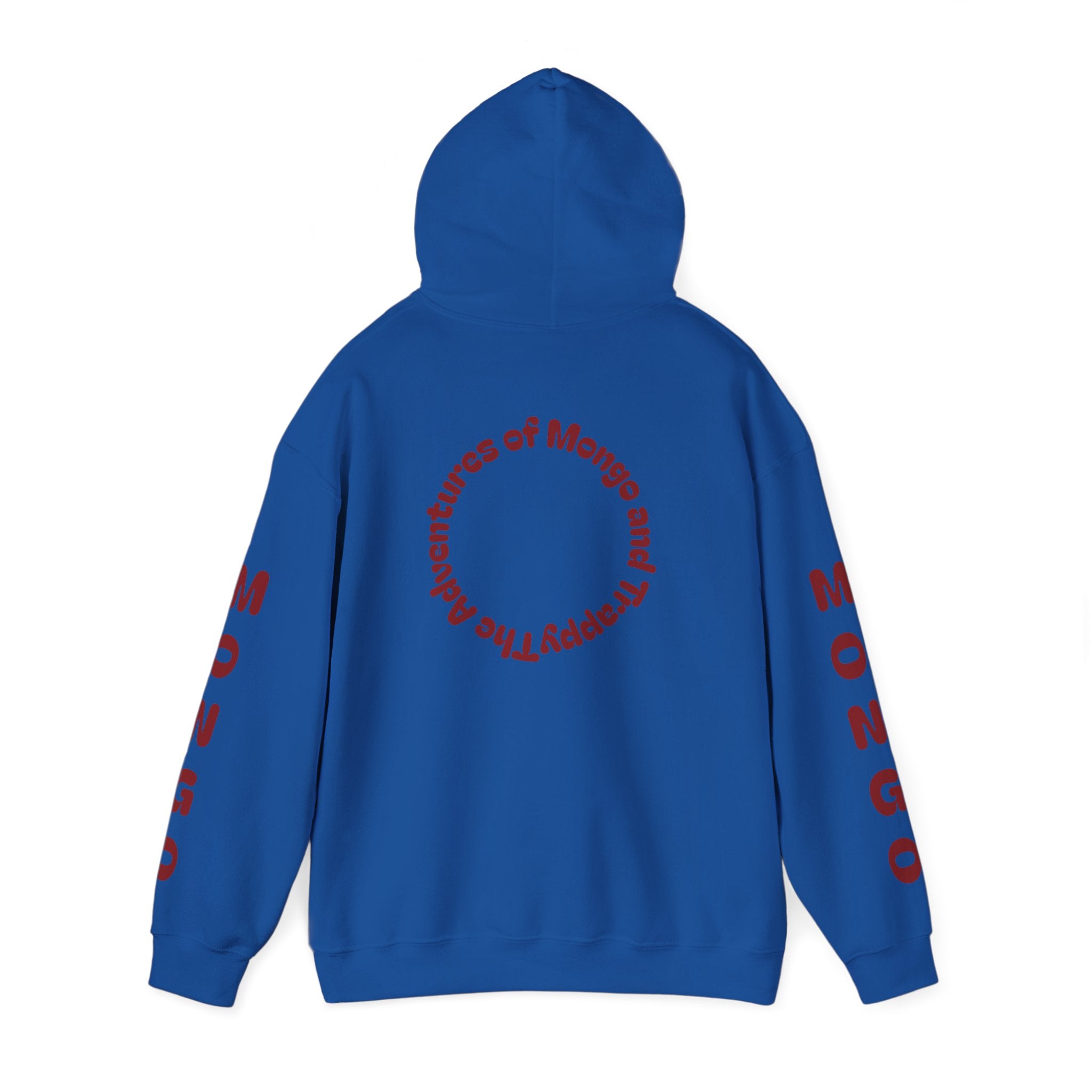 King Mungo Hoodie – Royal Dog Photo Pullover with 'Mungo' Sleeve Text