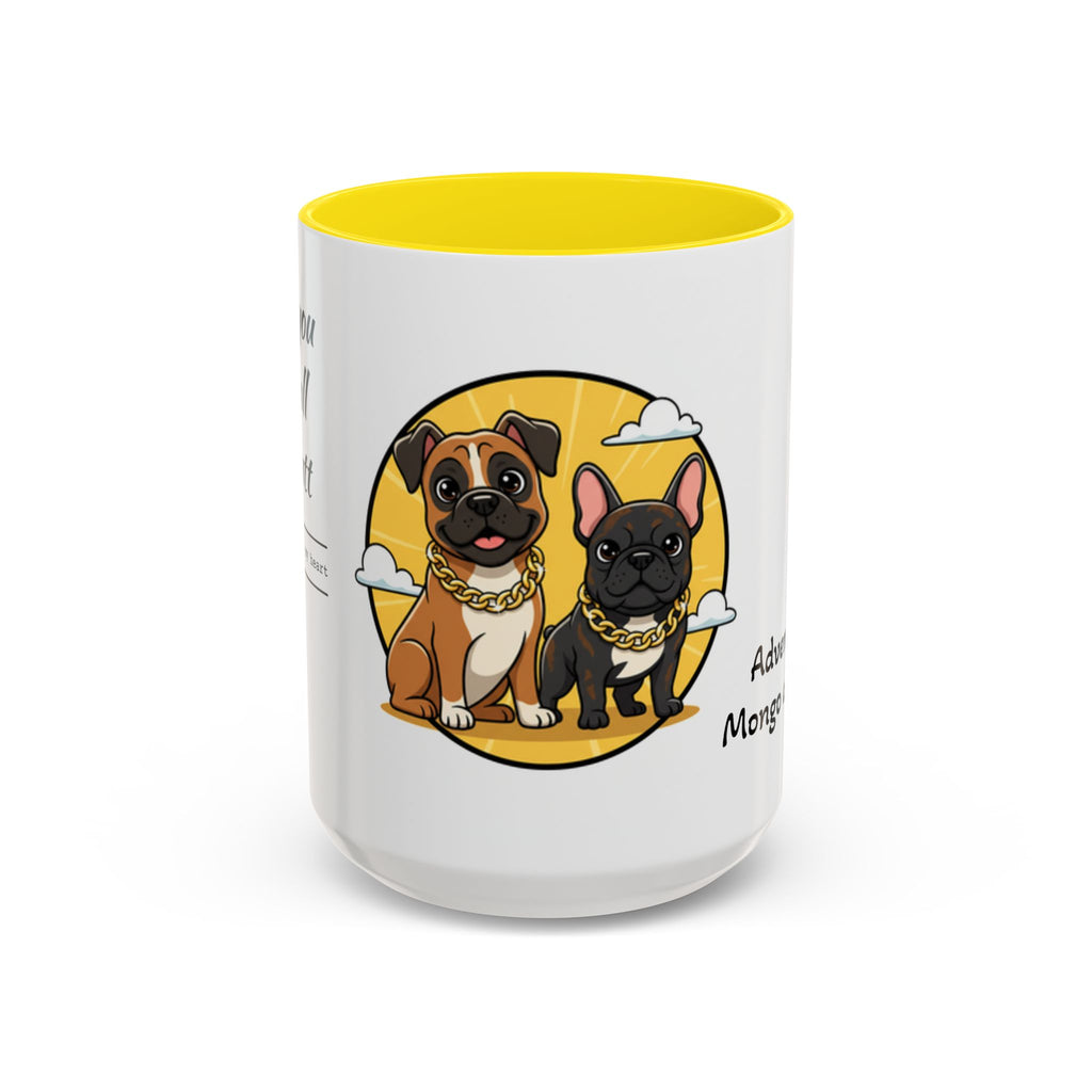 Coffee Mug — 'Adventures of Mongo and Trappy' Cartoon Dog Mug