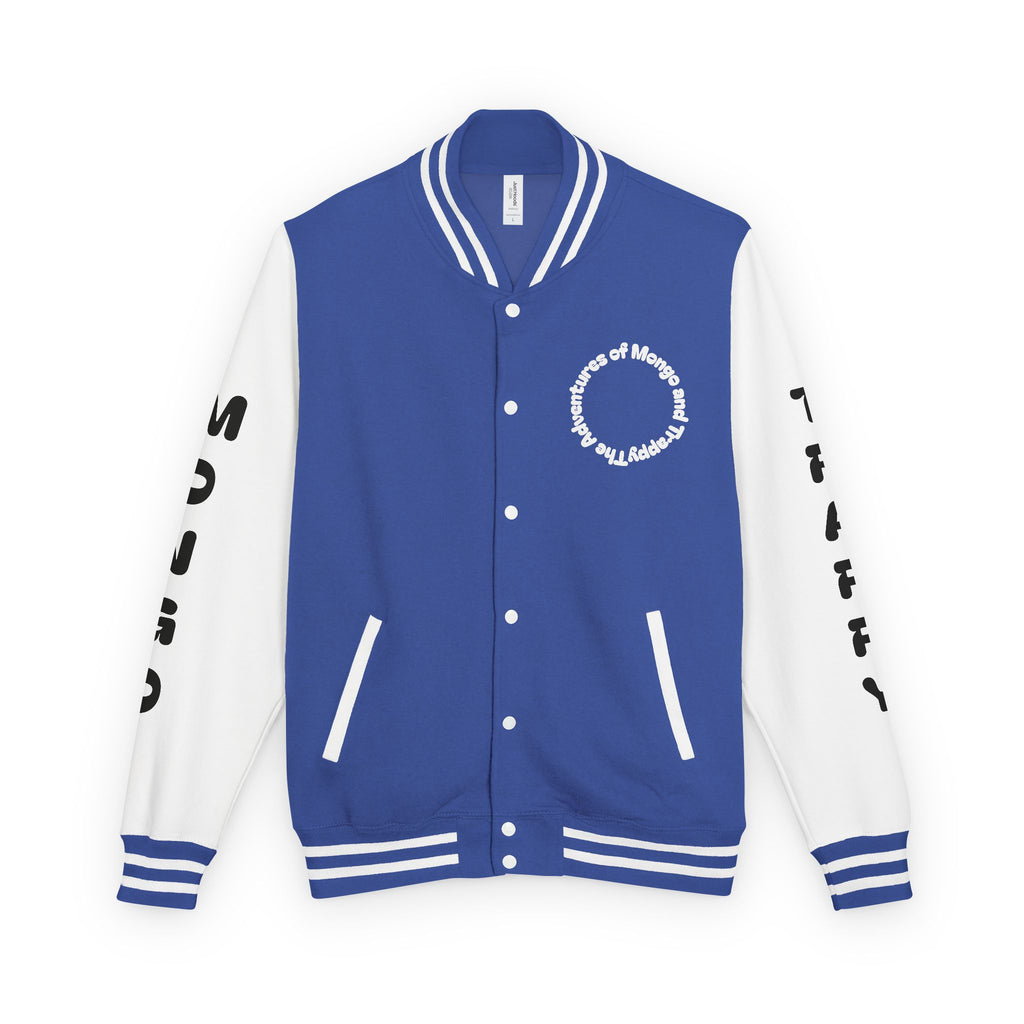 The Adventures of Mongo and Trappy Letterman Jacket | Dog Portrait Varsity Jacket