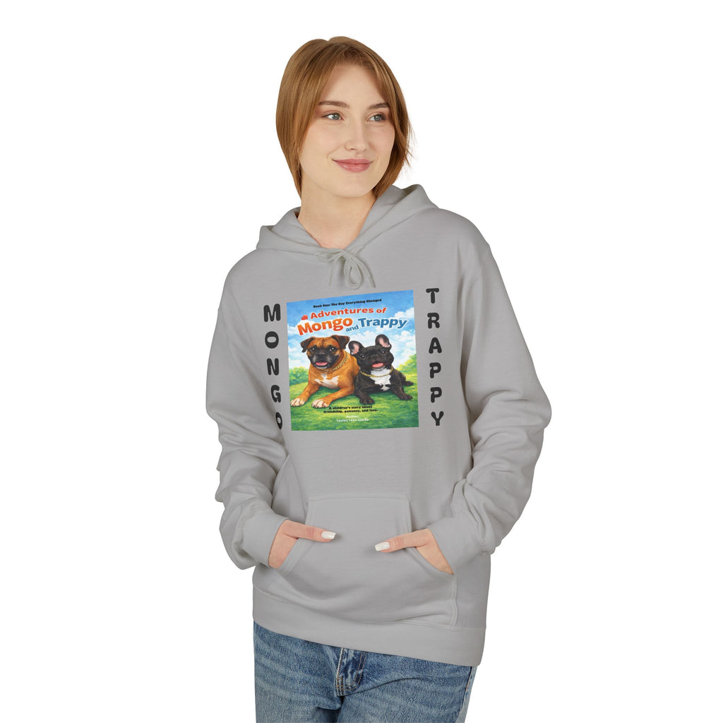 Mongo & Trappy Hoodie — "Adventures of Mongo and Trappy" QR-Scan Graphic Hoodie