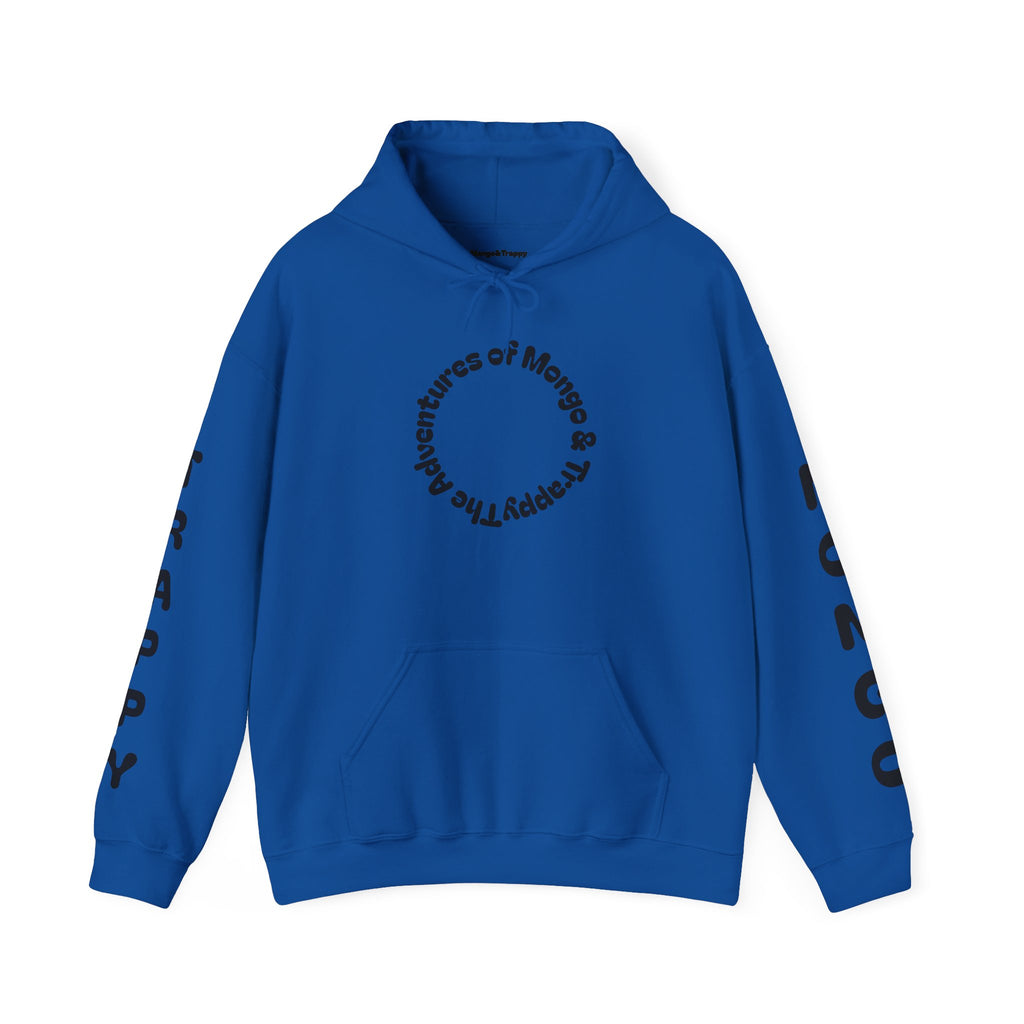 Dog Adventure Hoodie — "The Adventures of Mongo & Trappy" Graphic Hooded Sweatshirt