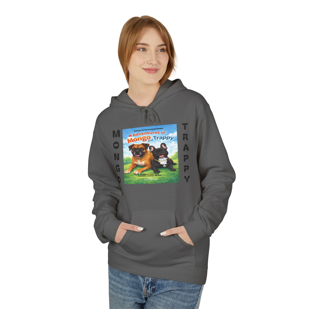 Mongo & Trappy Hoodie — "Adventures of Mongo and Trappy" QR-Scan Graphic Hoodie