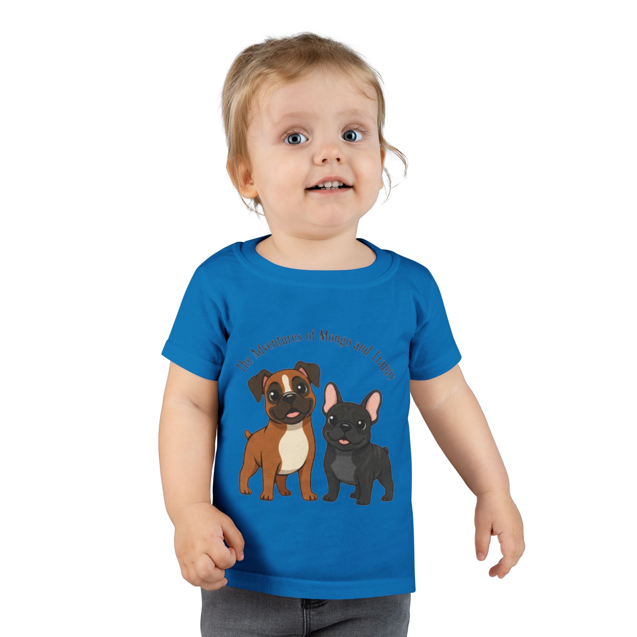 Toddler T‑Shirt  Cartoon  Pups “Mongo and Trappy”