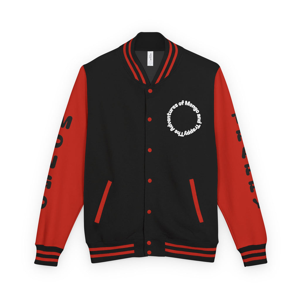 The Adventures of Mongo and Trappy Letterman Jacket | Dog Portrait Varsity Jacket