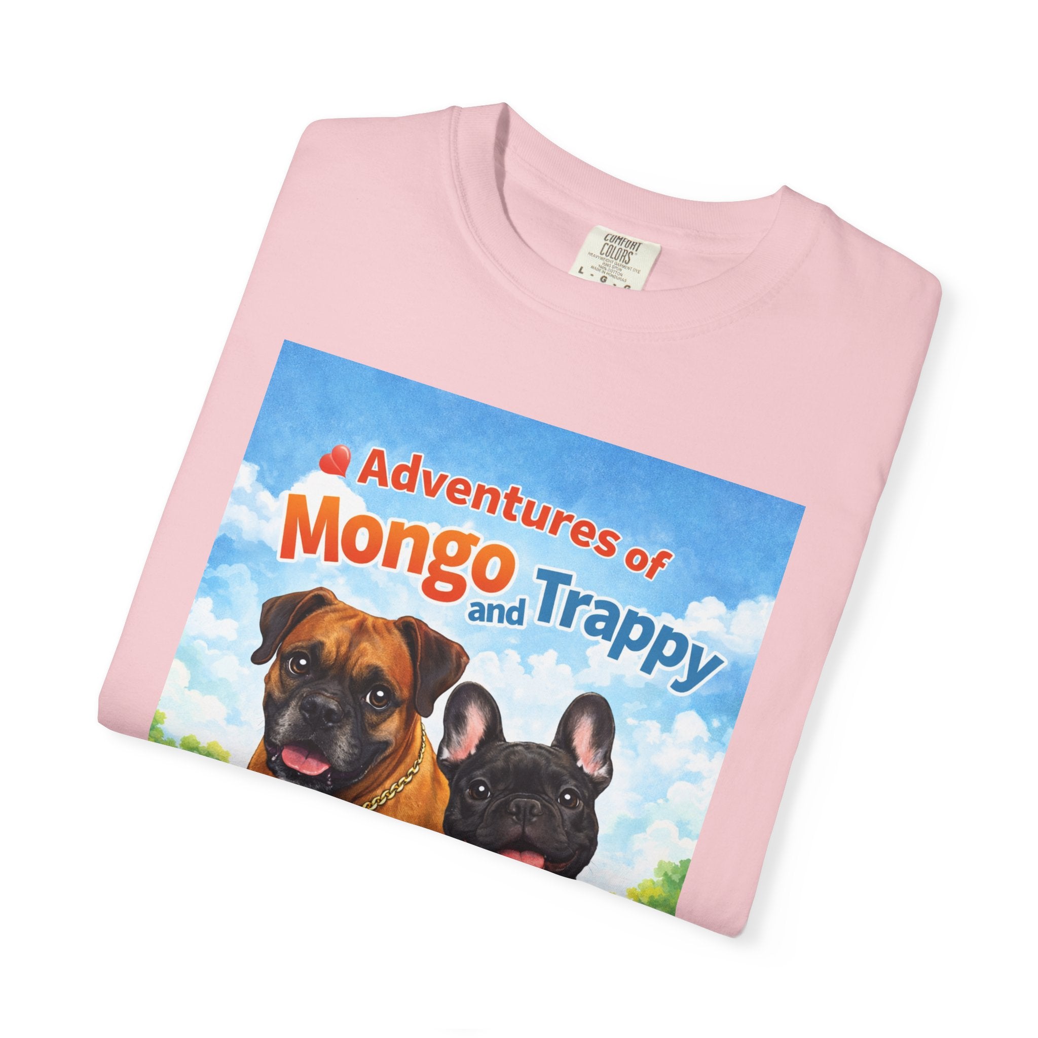 Adventures of Mongo and Trappy T-shirt | Dog Illustration, Cartoon Pets