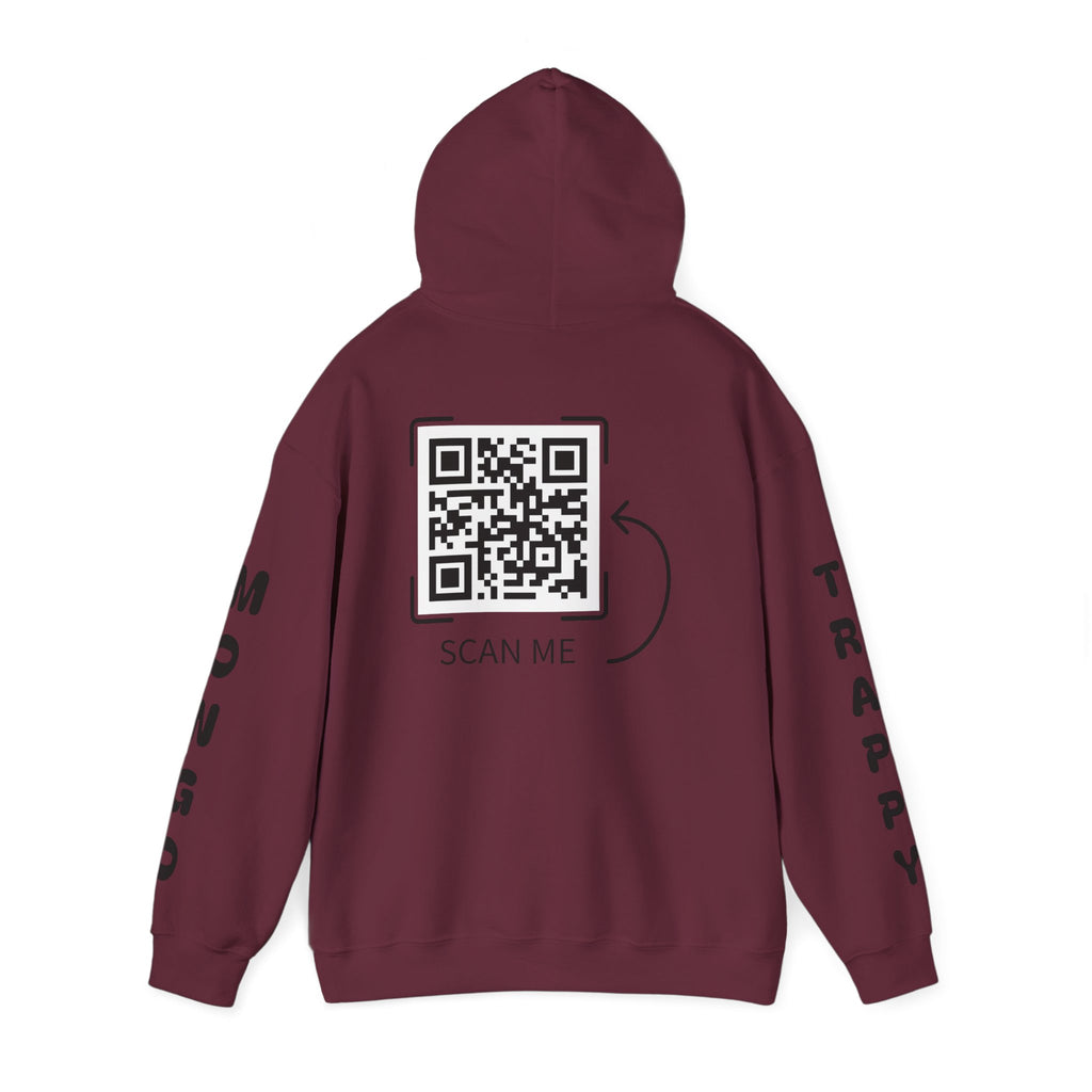 Dog Duo Hoodie — "Mongo and Trappy" Portrait Hoodie with QR Code