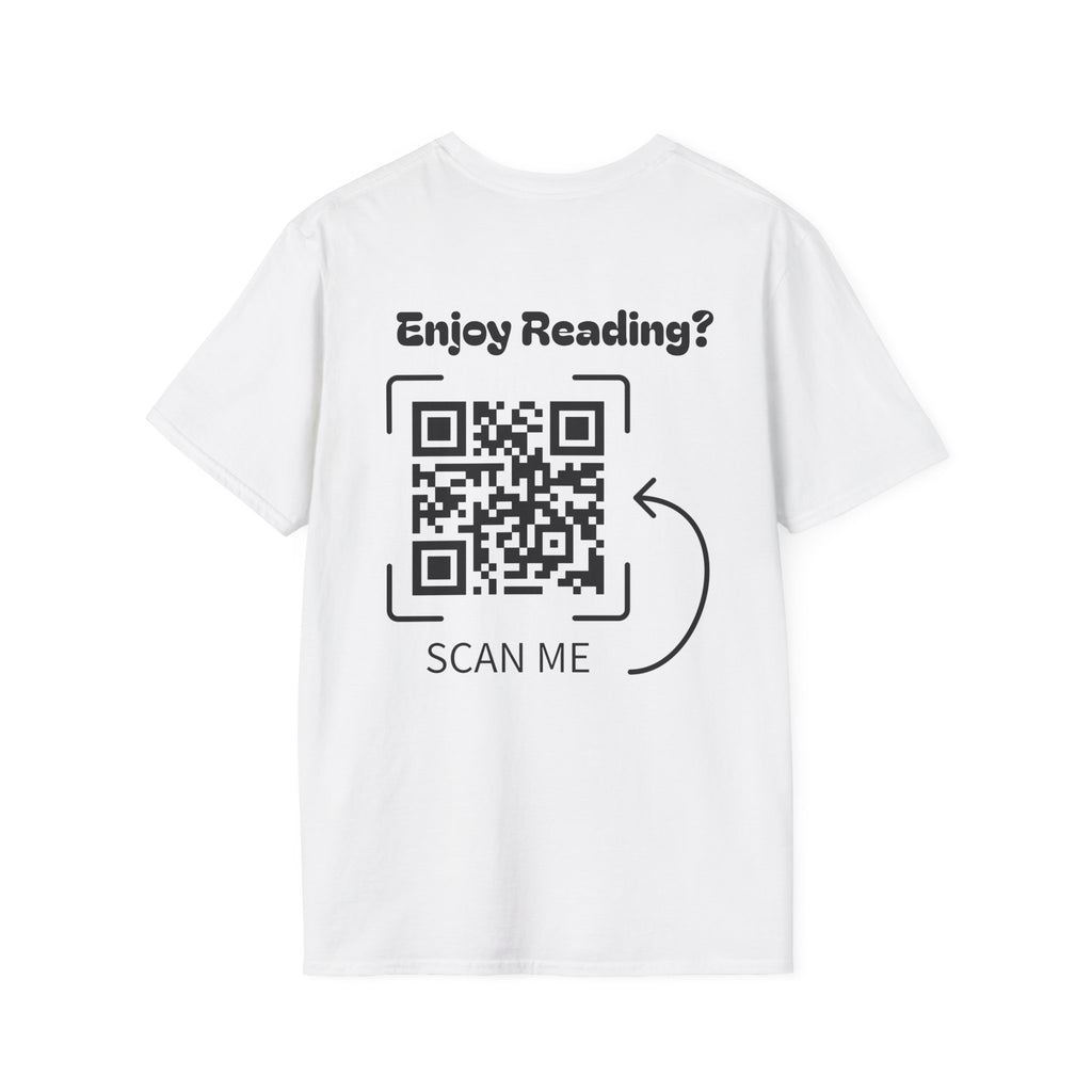 Adventure Graphic T-Shirt — “Adventures of Mongo & Trappy” with Back QR Code