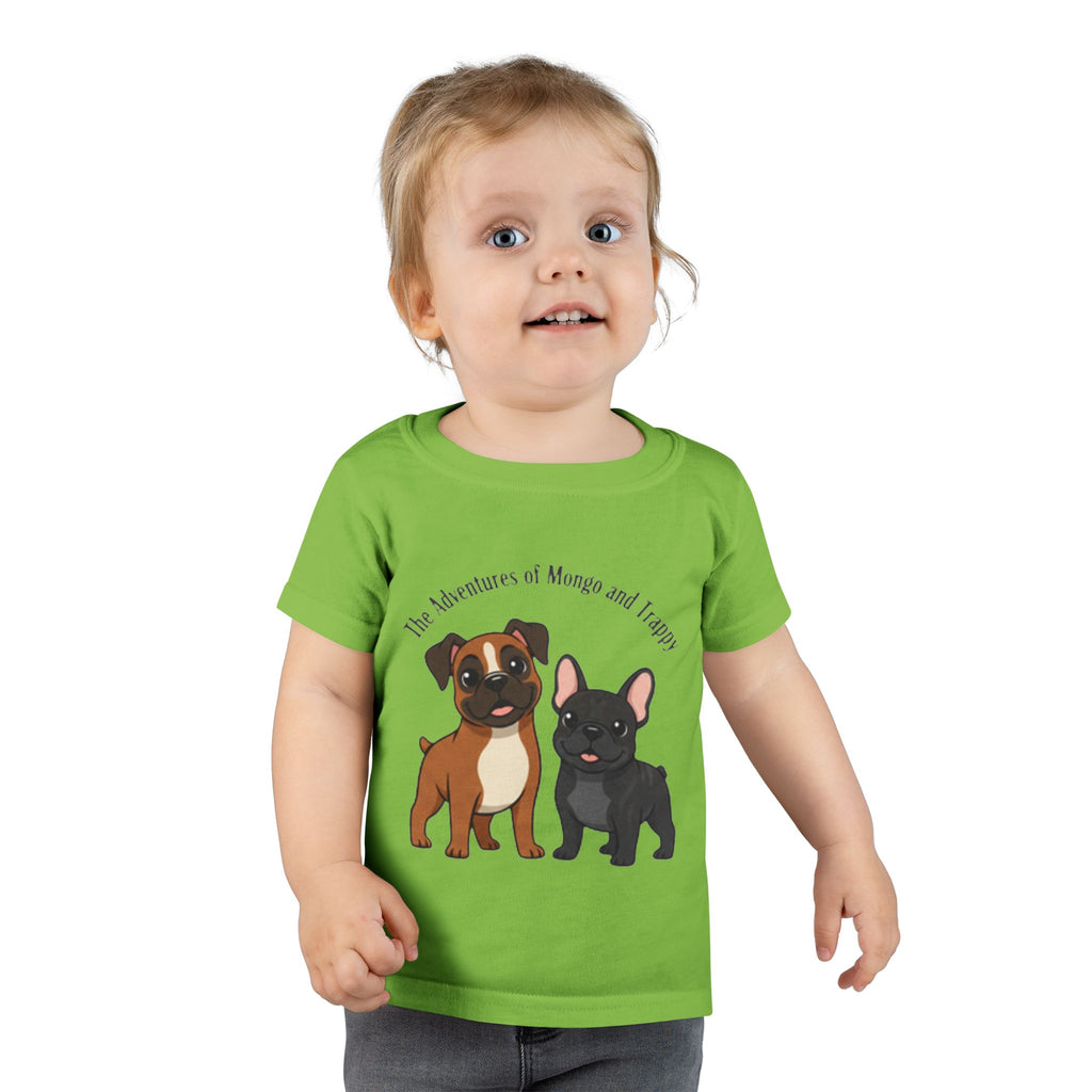 Toddler T‑Shirt  Cartoon  Pups “Mongo and Trappy”