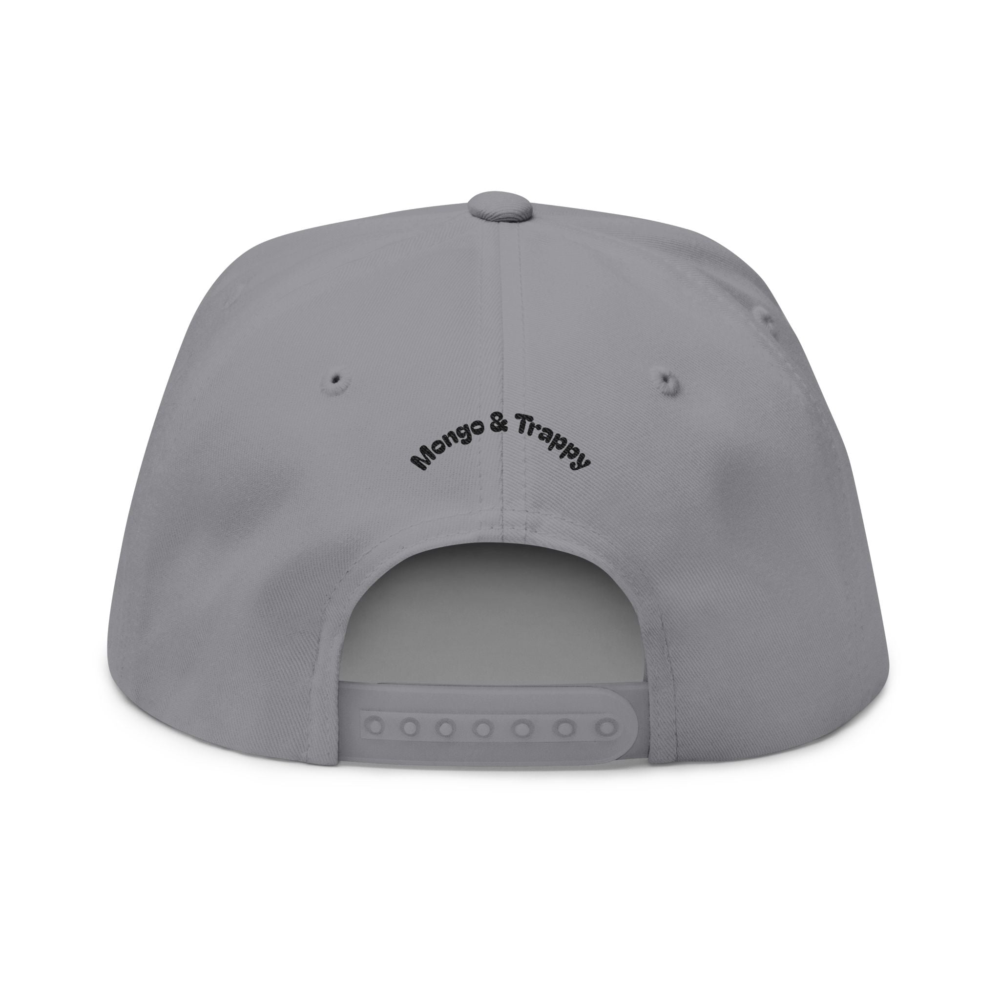 Embroidered Dog Duo Flat Bill Cap — "Mango & Troppy" Snapback