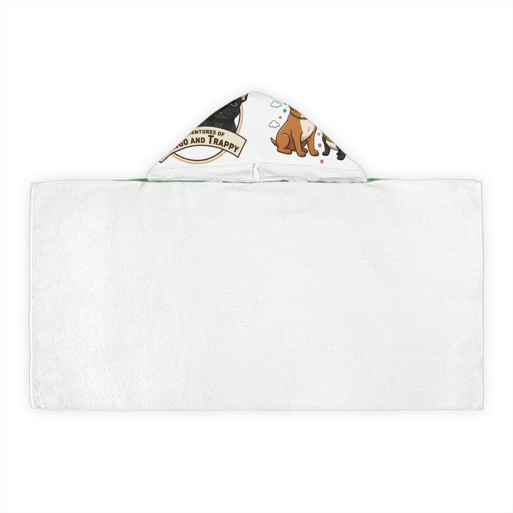 Youth Hooded Towel — "Adventures of Mongo & Trappy" Kids Beach & Bath Wrap