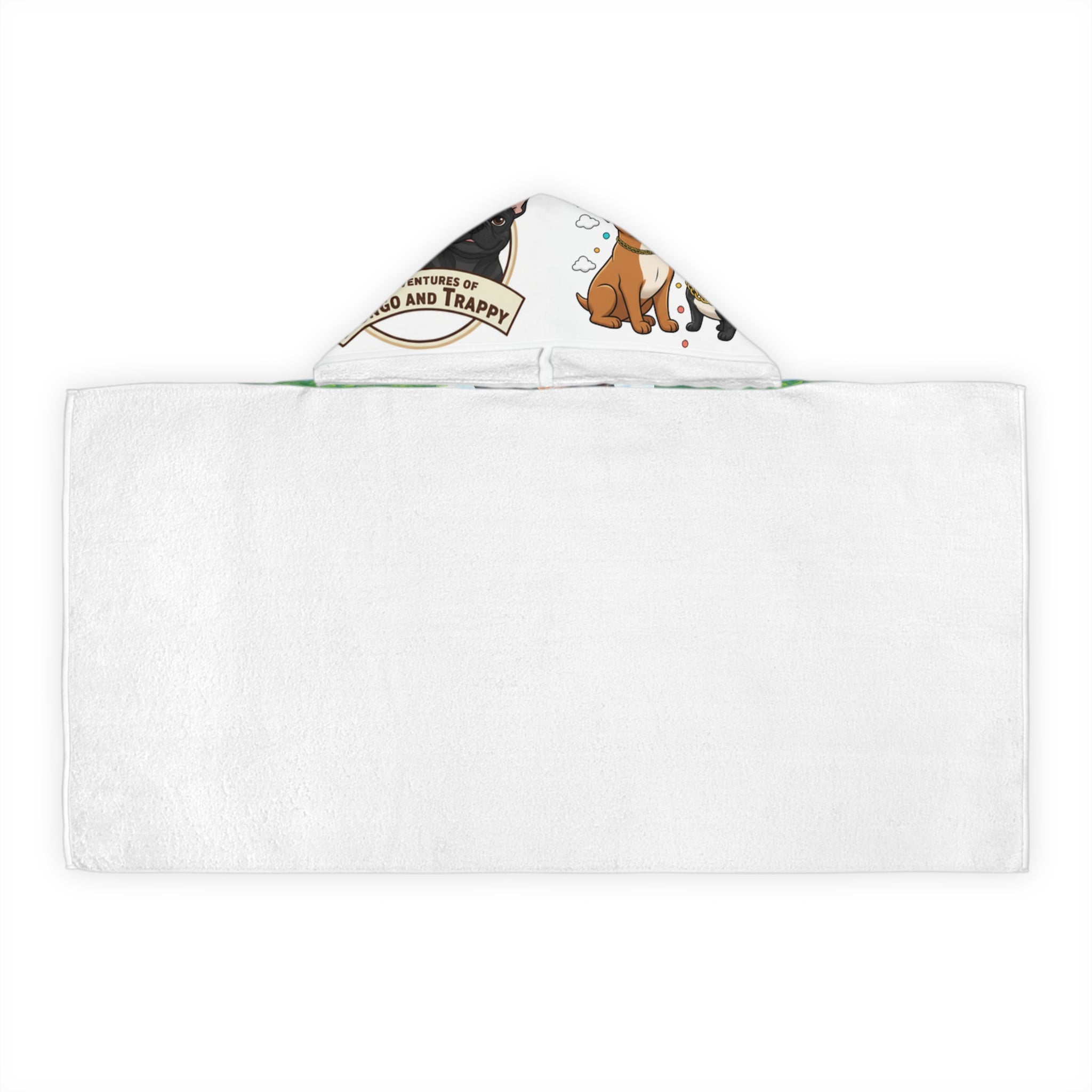 Youth Hooded Towel — "Adventures of Mongo & Trappy" Kids Beach & Bath Wrap