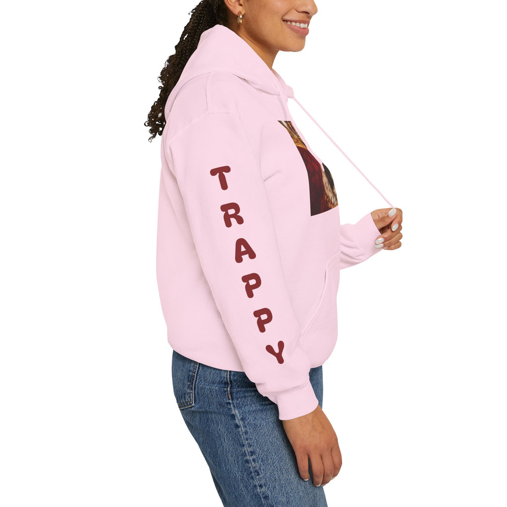 King Tuffy Crowned Dog Hoodie — Royal Dog Portrait Sweatshirt