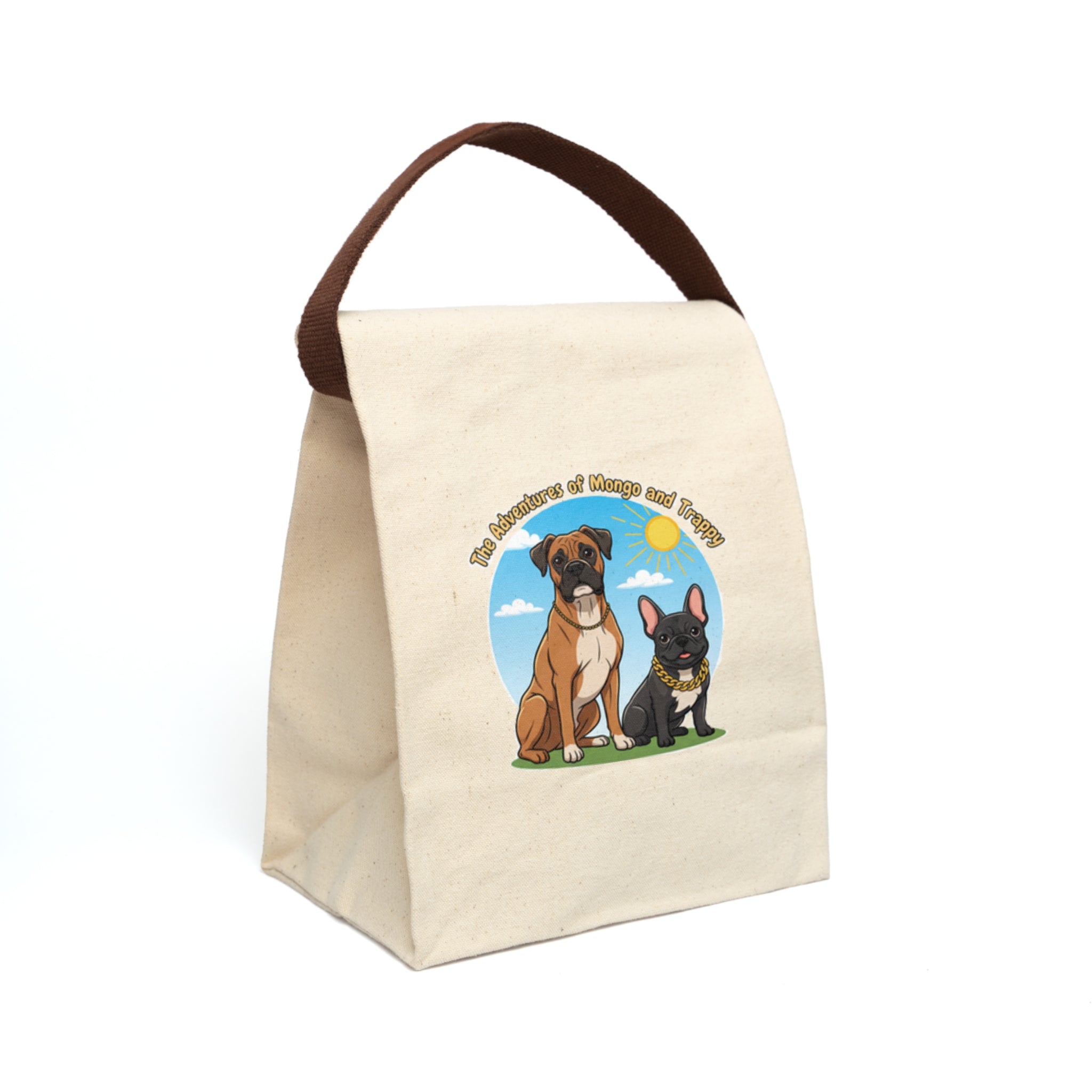 Canvas Lunch Bag With Strap