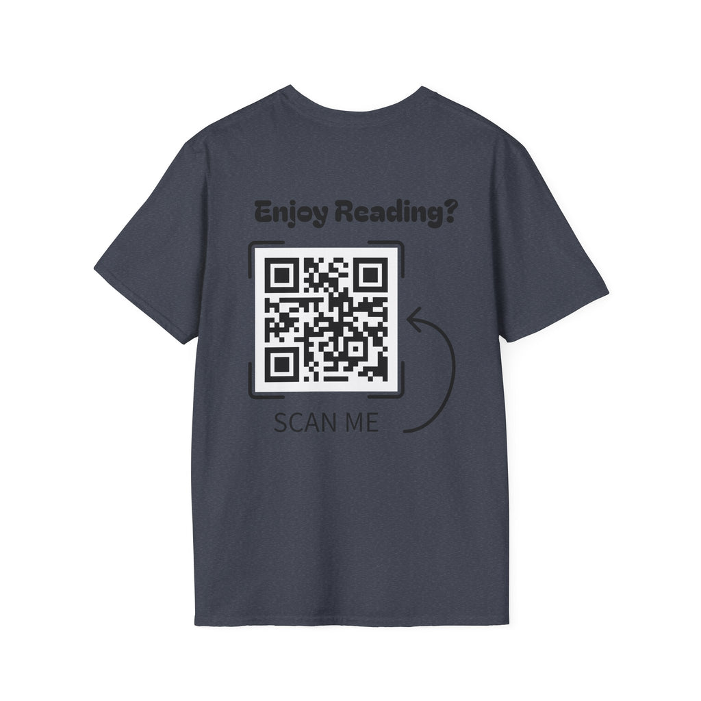 Adventure Graphic T-Shirt — “Adventures of Mongo & Trappy” with Back QR Code