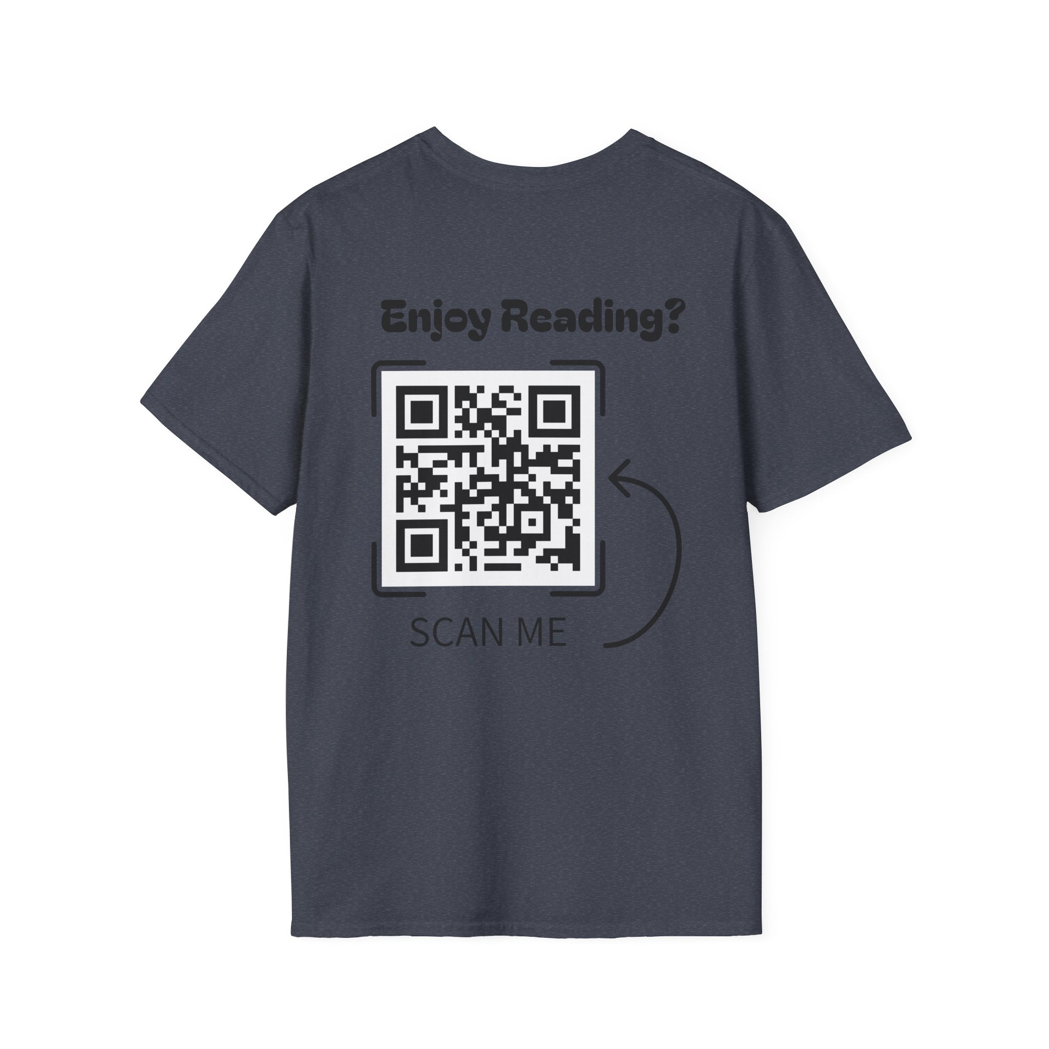 Adventure Graphic T-Shirt — “Adventures of Mongo & Trappy” with Back QR Code