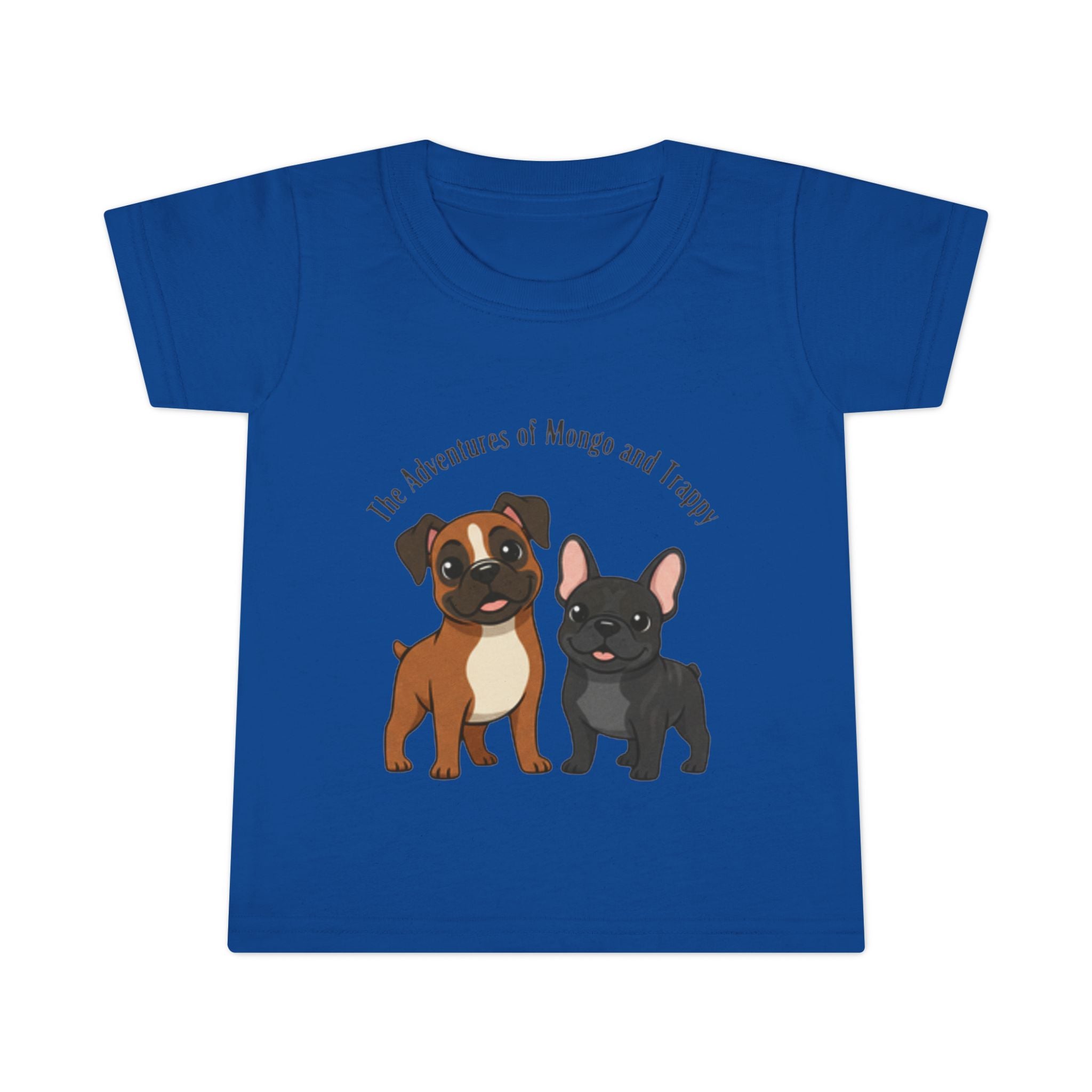 Toddler T‑Shirt  Cartoon  Pups “Mongo and Trappy”