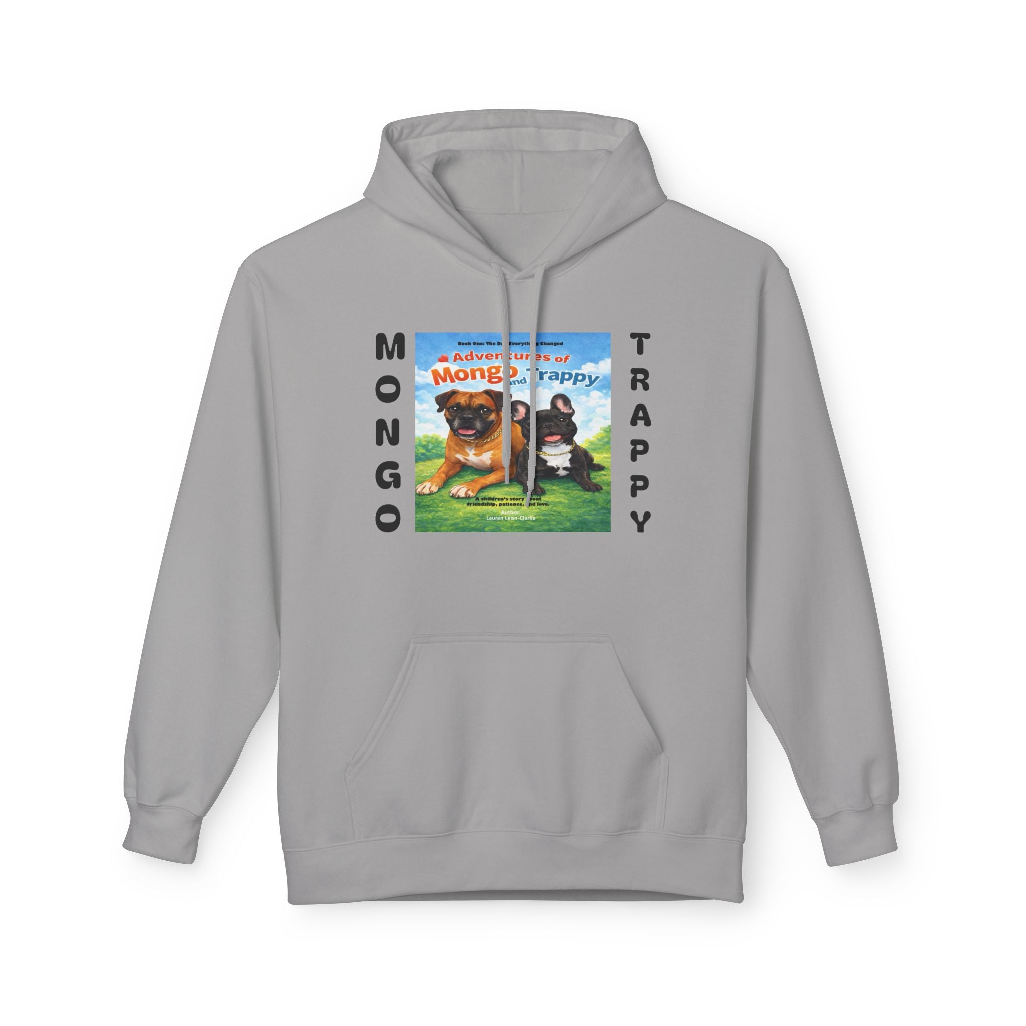 Mongo & Trappy Hoodie — "Adventures of Mongo and Trappy" QR-Scan Graphic Hoodie