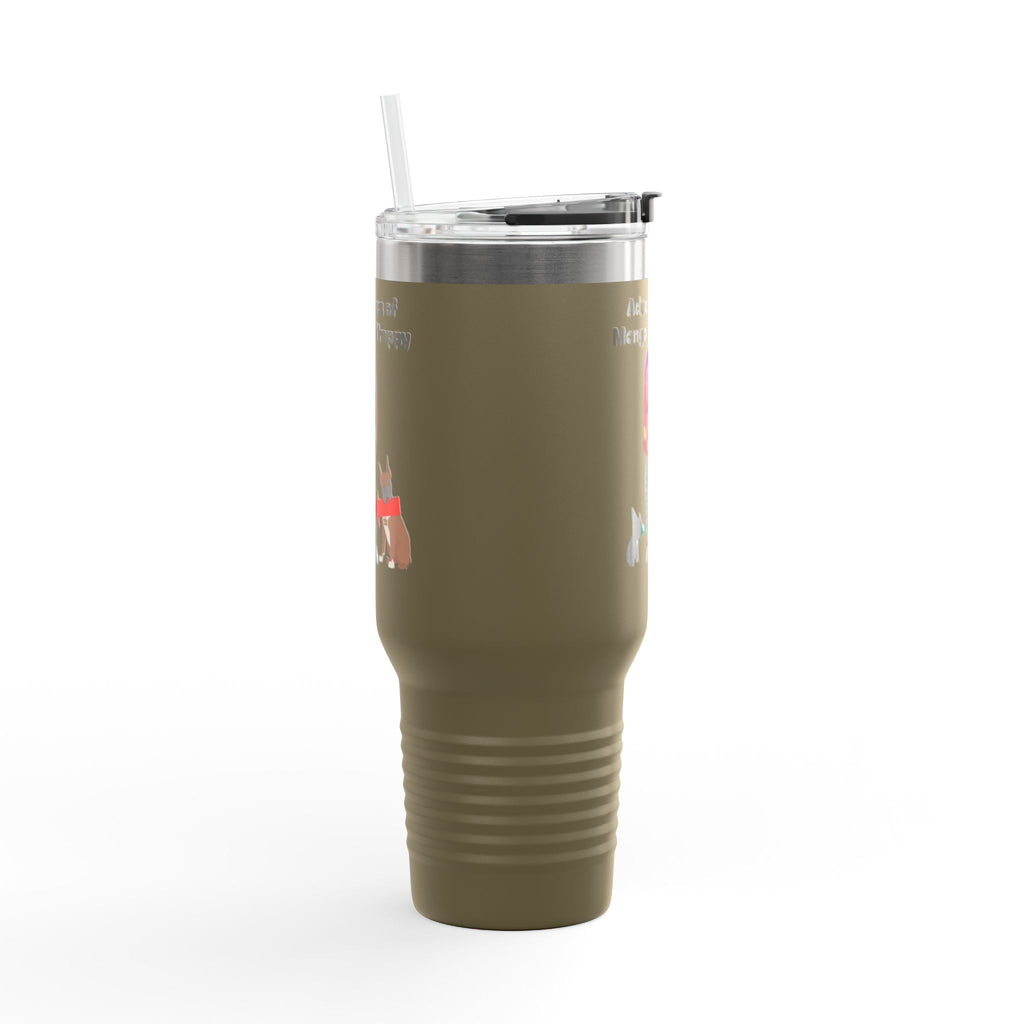 40oz Insulated Travel Mug — Adventures of Mongo and Trappy Personalized Pet & Owner Tumbler
