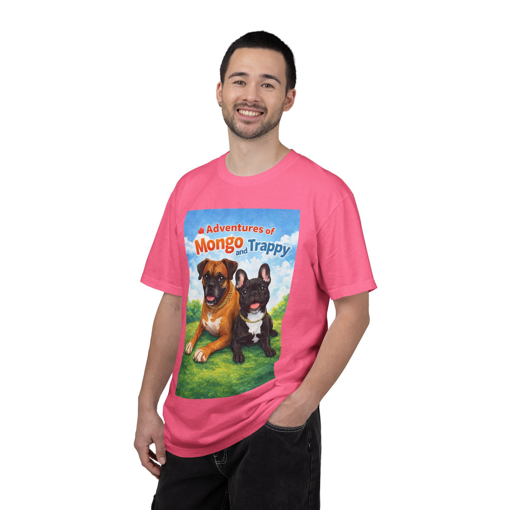 Adventures of Mongo and Trappy T-shirt | Dog Illustration, Cartoon Pets