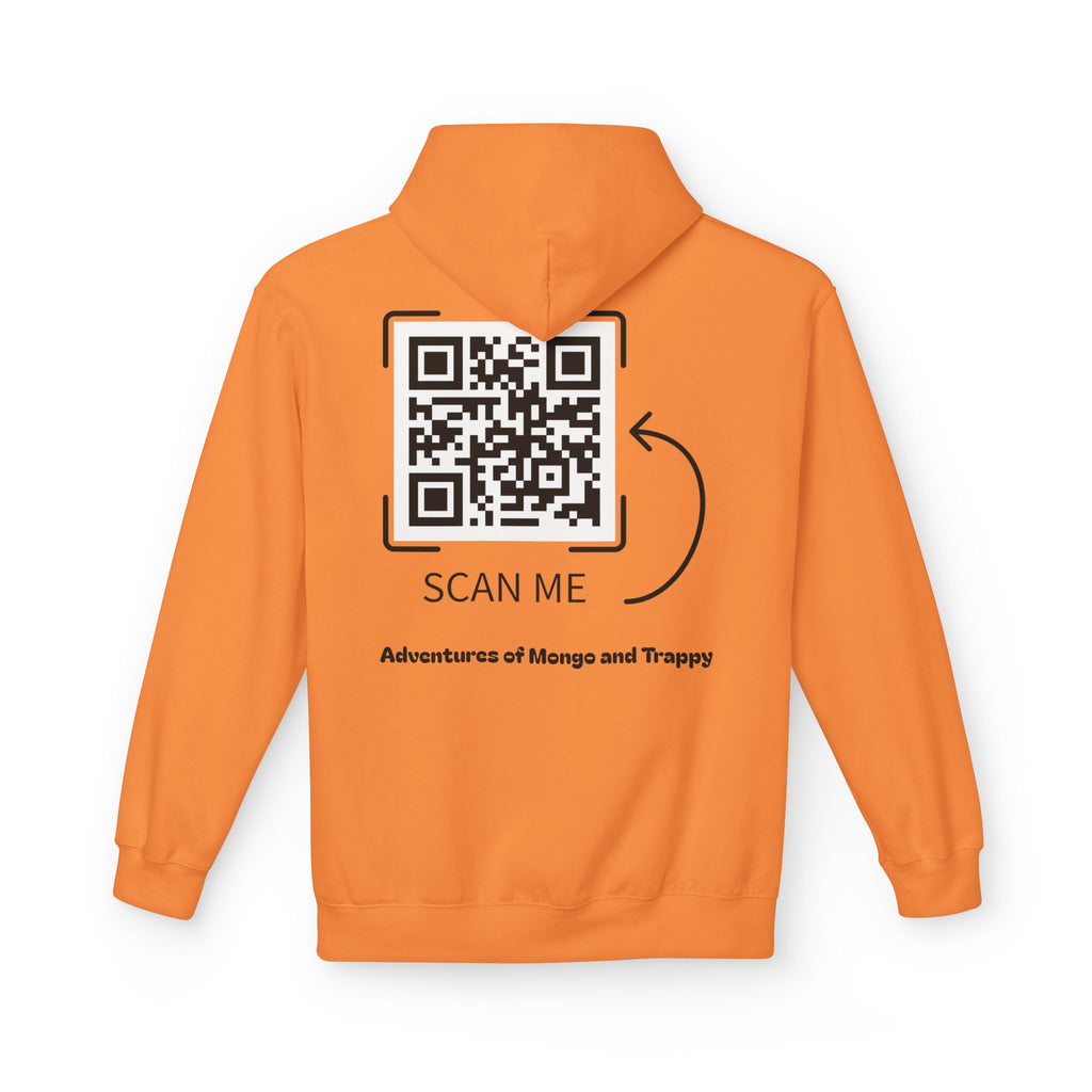 Mongo & Trappy Hoodie — "Adventures of Mongo and Trappy" QR-Scan Graphic Hoodie
