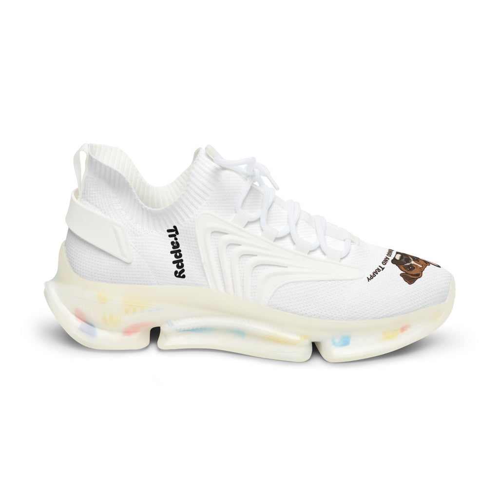 Mesh Sneakers — Custom French Bulldog Graphic Athletic Shoes