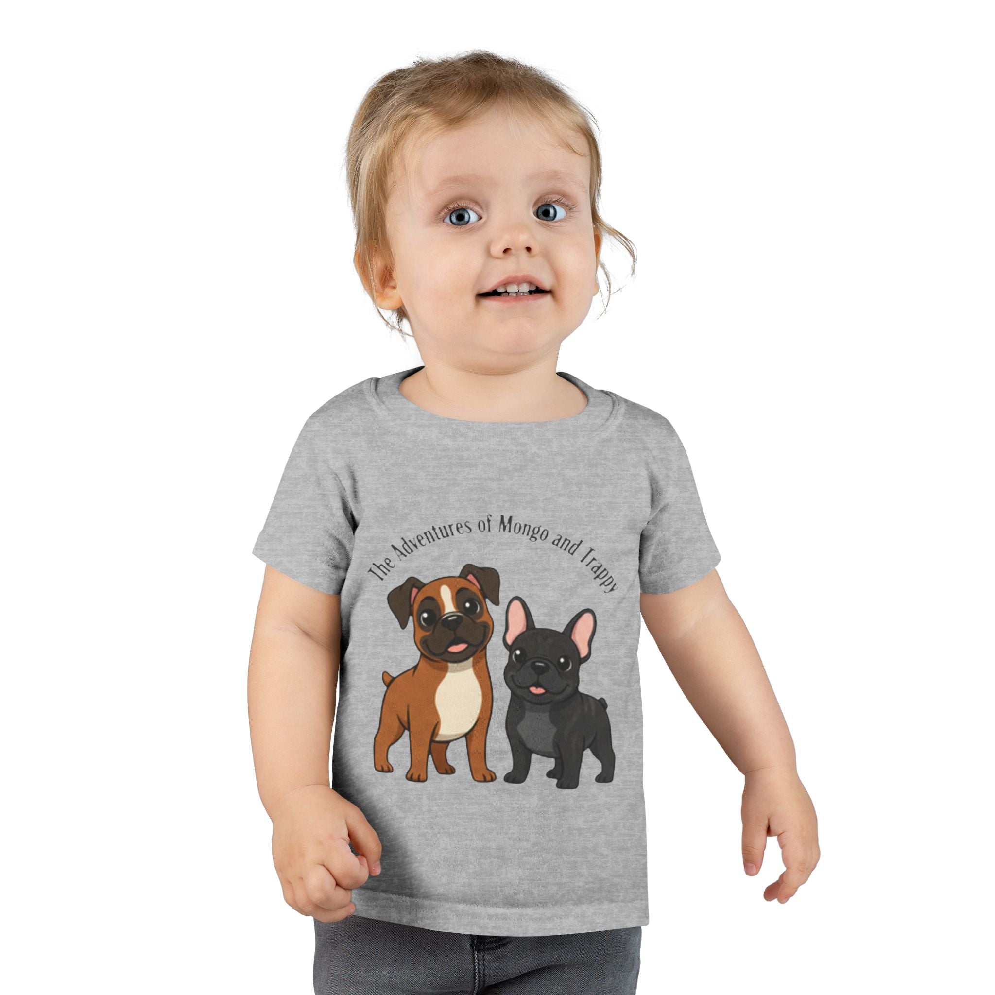 Toddler T‑Shirt  Cartoon  Pups “Mongo and Trappy”
