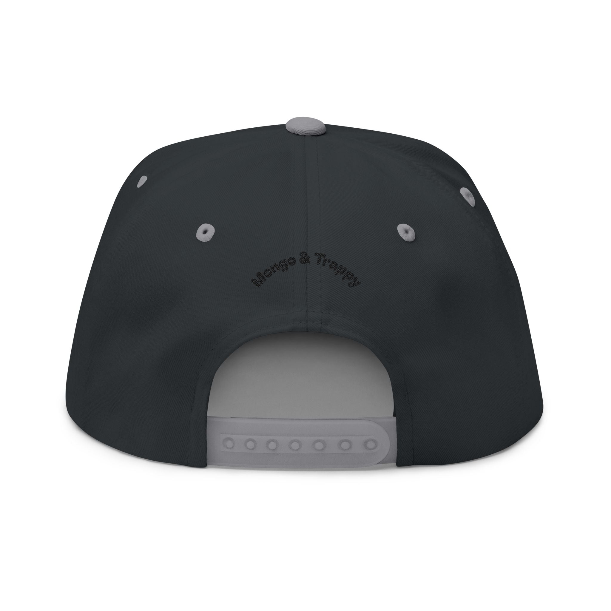 Embroidered Dog Duo Flat Bill Cap — "Mango & Troppy" Snapback