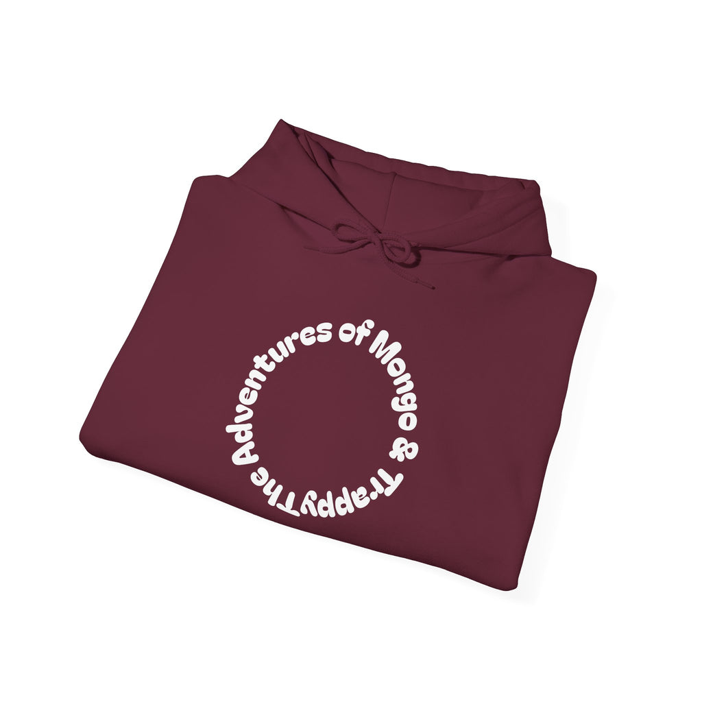 Dog Adventure Hoodie — "The Adventures of Mongo & Trappy" Graphic Hooded Sweatshirt