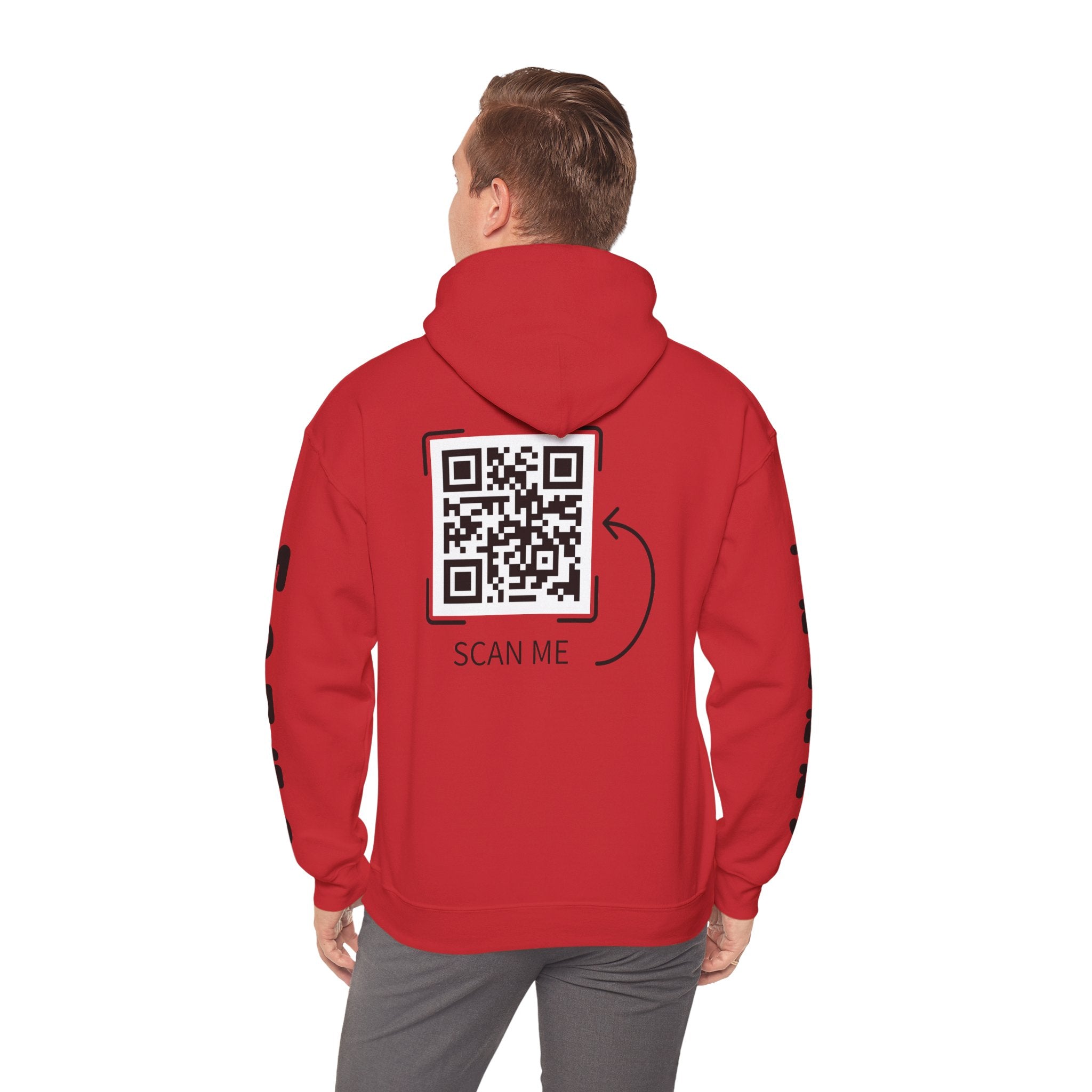 Dog Duo Hoodie — "Mongo and Trappy" Portrait Hoodie with QR Code