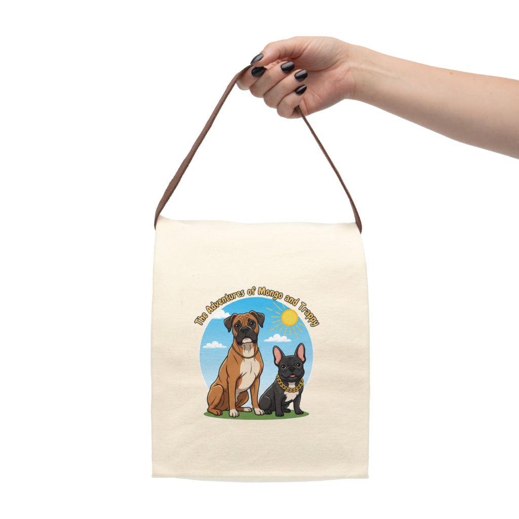 Canvas Lunch Bag With Strap