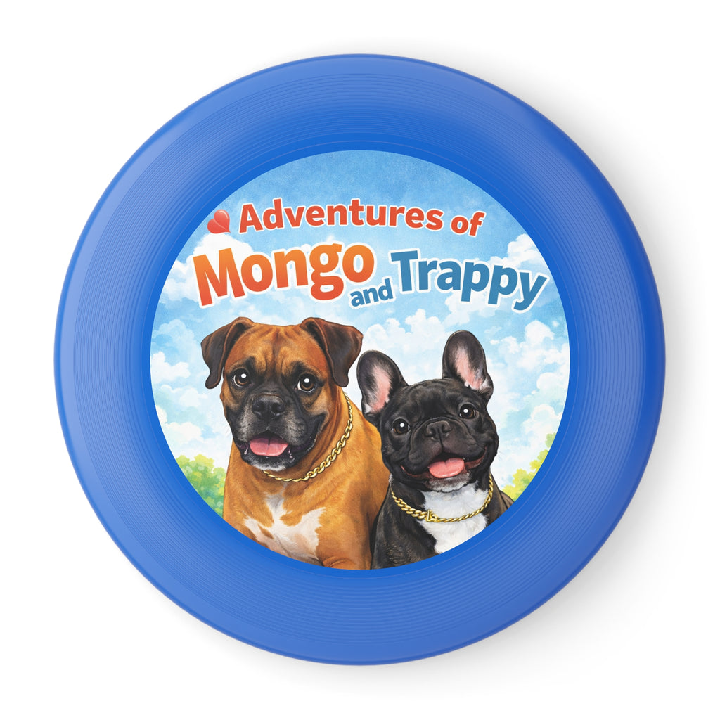 Frisbee — "Adventures of Mongo and Trappy" Dog Toss Disc