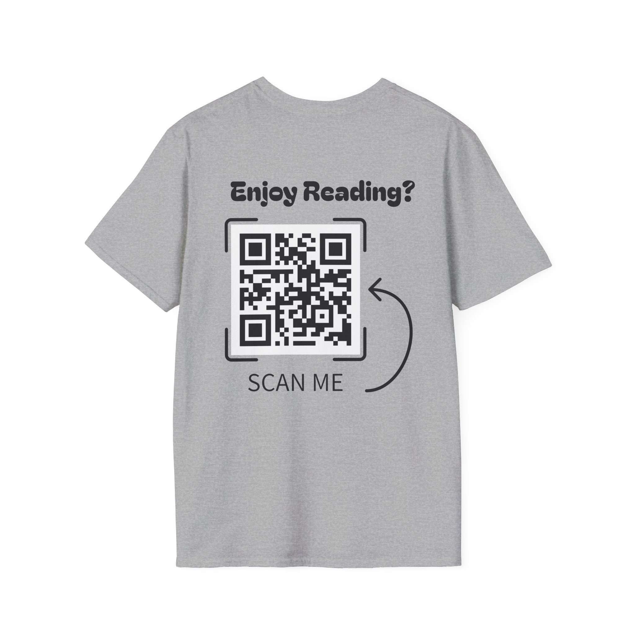 Adventure Graphic T-Shirt — “Adventures of Mongo & Trappy” with Back QR Code